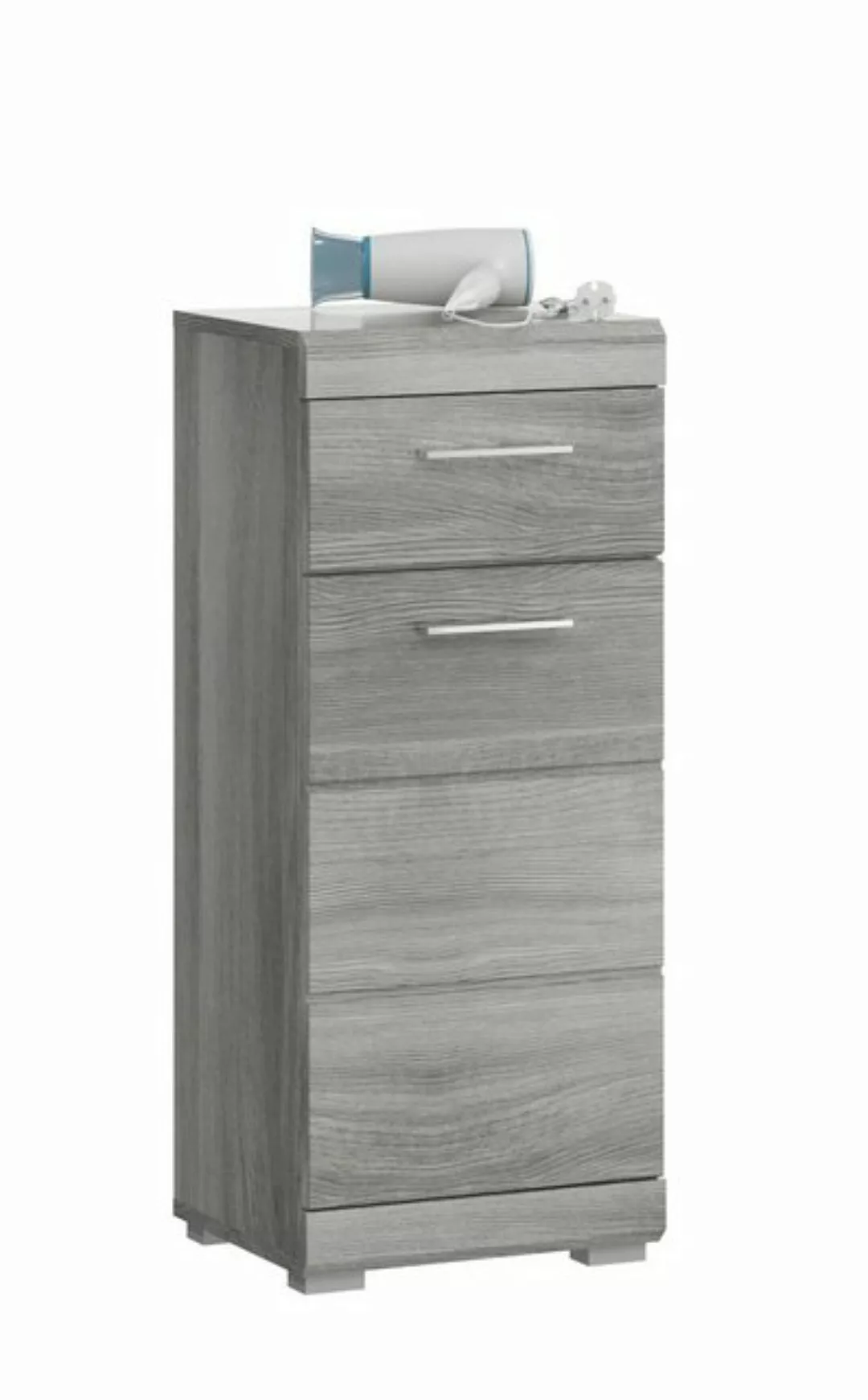 freiraum Hochschrank Soul in Rauchsilber - 37x88x31cm (BxHxT) günstig online kaufen