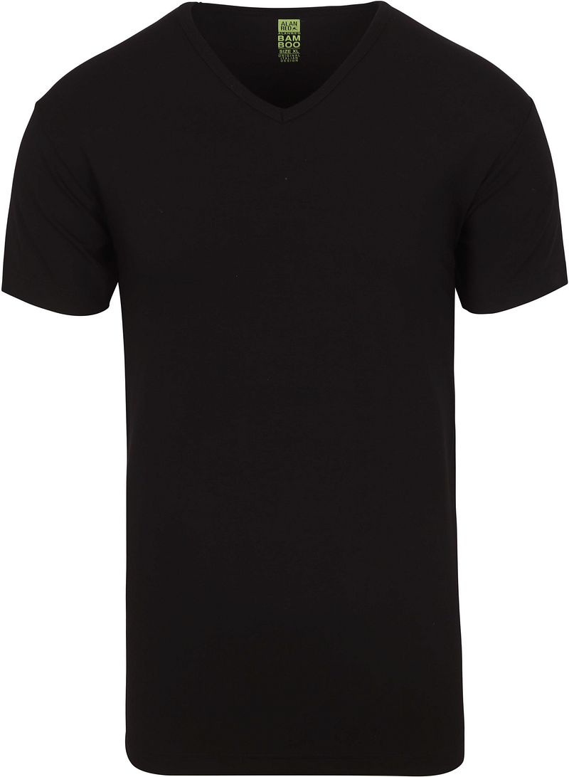 Alan Red Bamboo T-shirt Schwarz - Größe XL günstig online kaufen