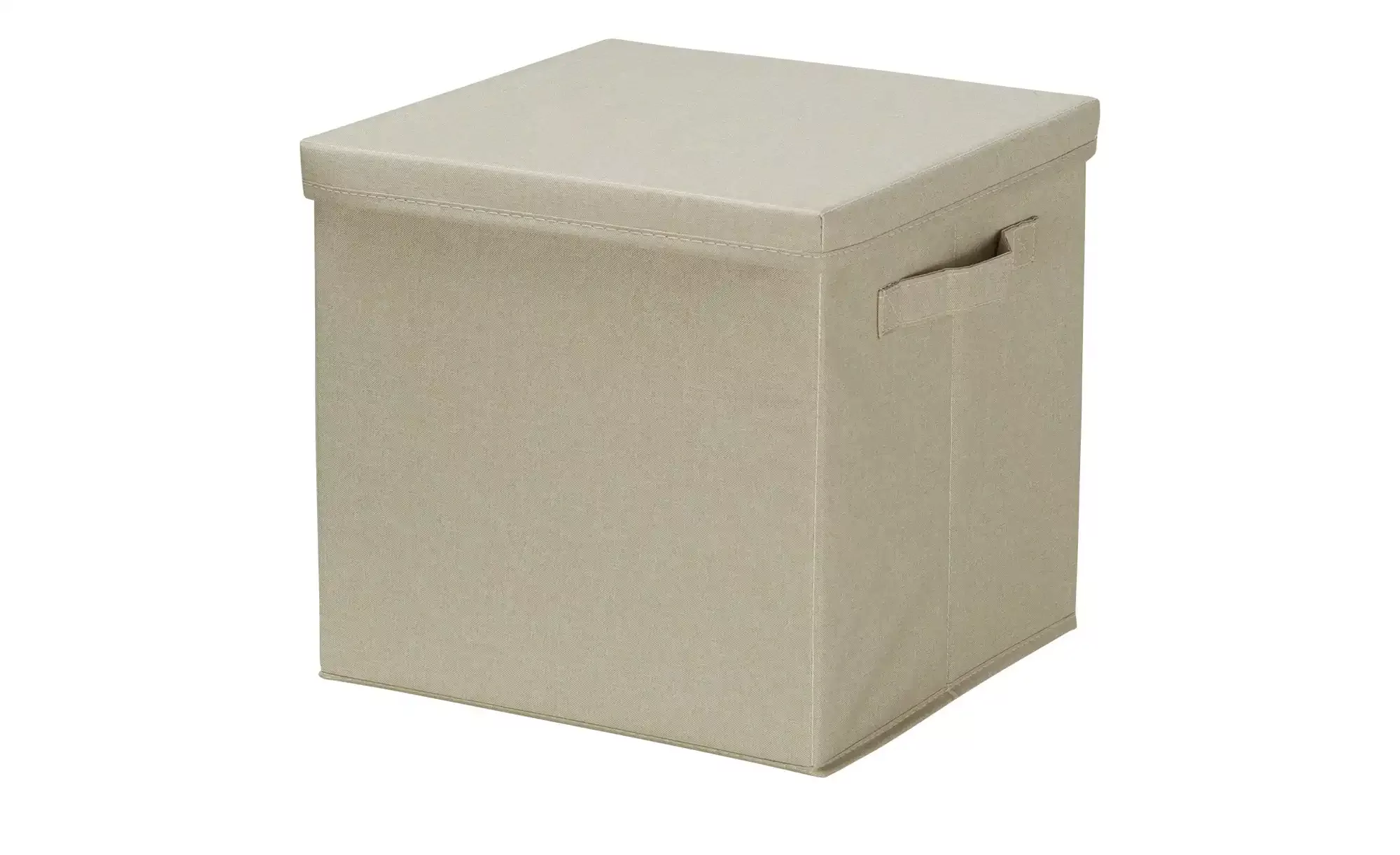 Aufbewahrungsbox mit Deckel ¦ Polyester, Karton, Karton/Papier ¦ Maße (cm): günstig online kaufen