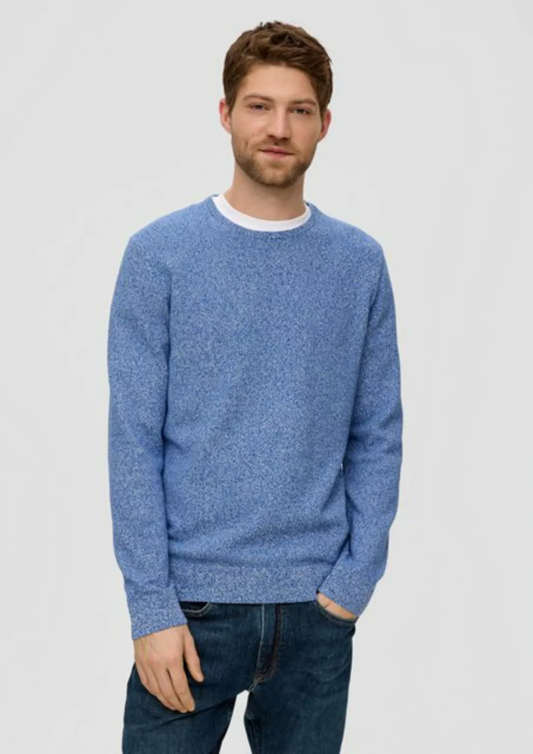 s.Oliver Strickpullover Feinstrickpullover mit Crew Neck günstig online kaufen