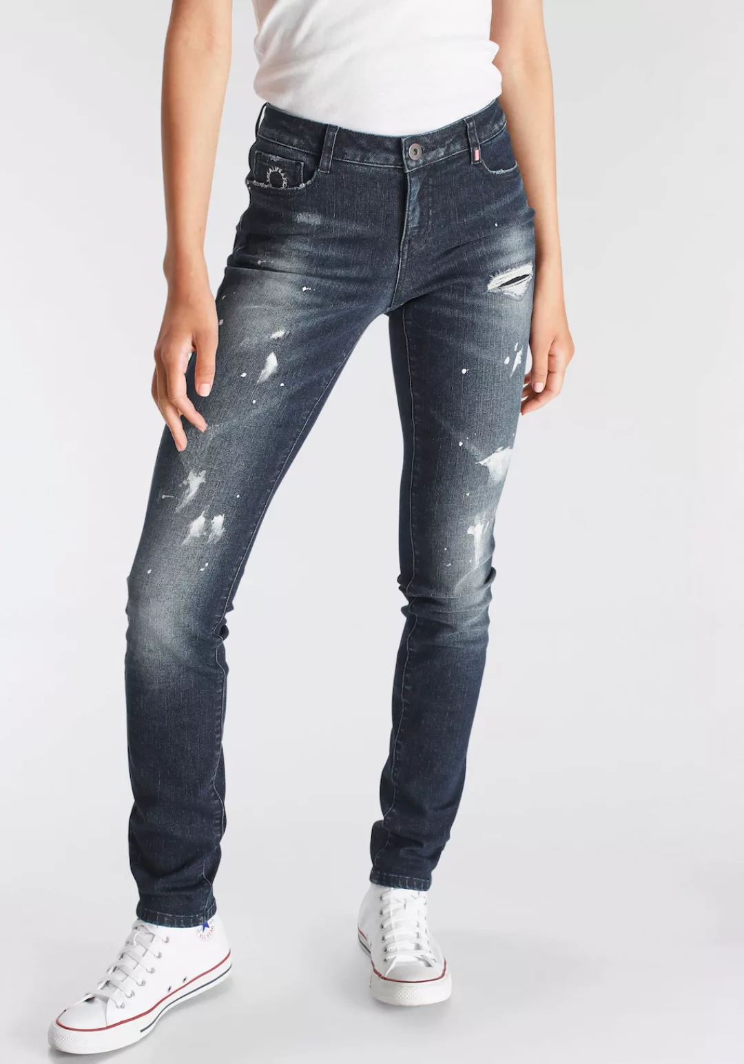 Alife & Kickin Slim-fit-Jeans "Laser SLIM-FIT NolaAK", NEUE KOLLEKTION günstig online kaufen