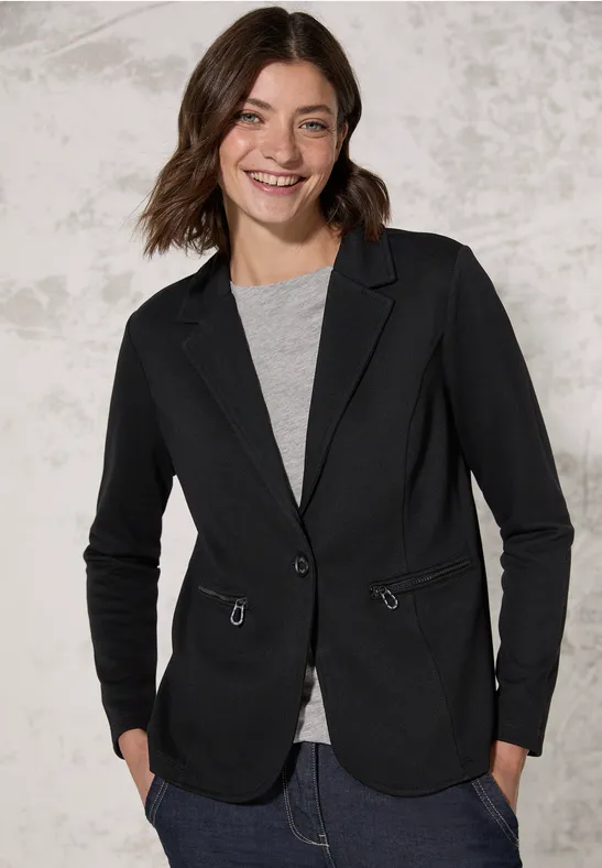 Piquèe Blazer günstig online kaufen