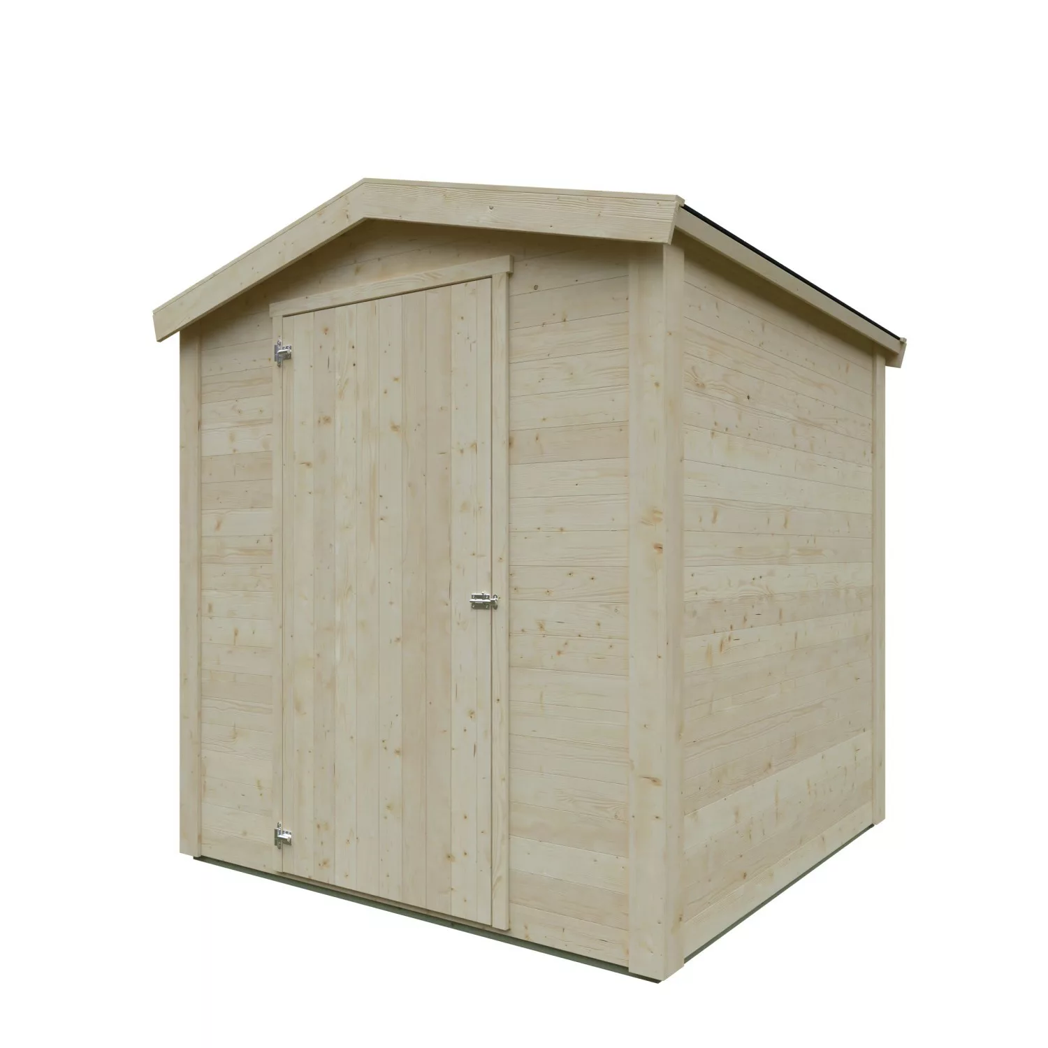Kiehn-Holz Gerätehaus KH 16-004 Natur Unbehandelt 179 cm x 176 cm günstig online kaufen