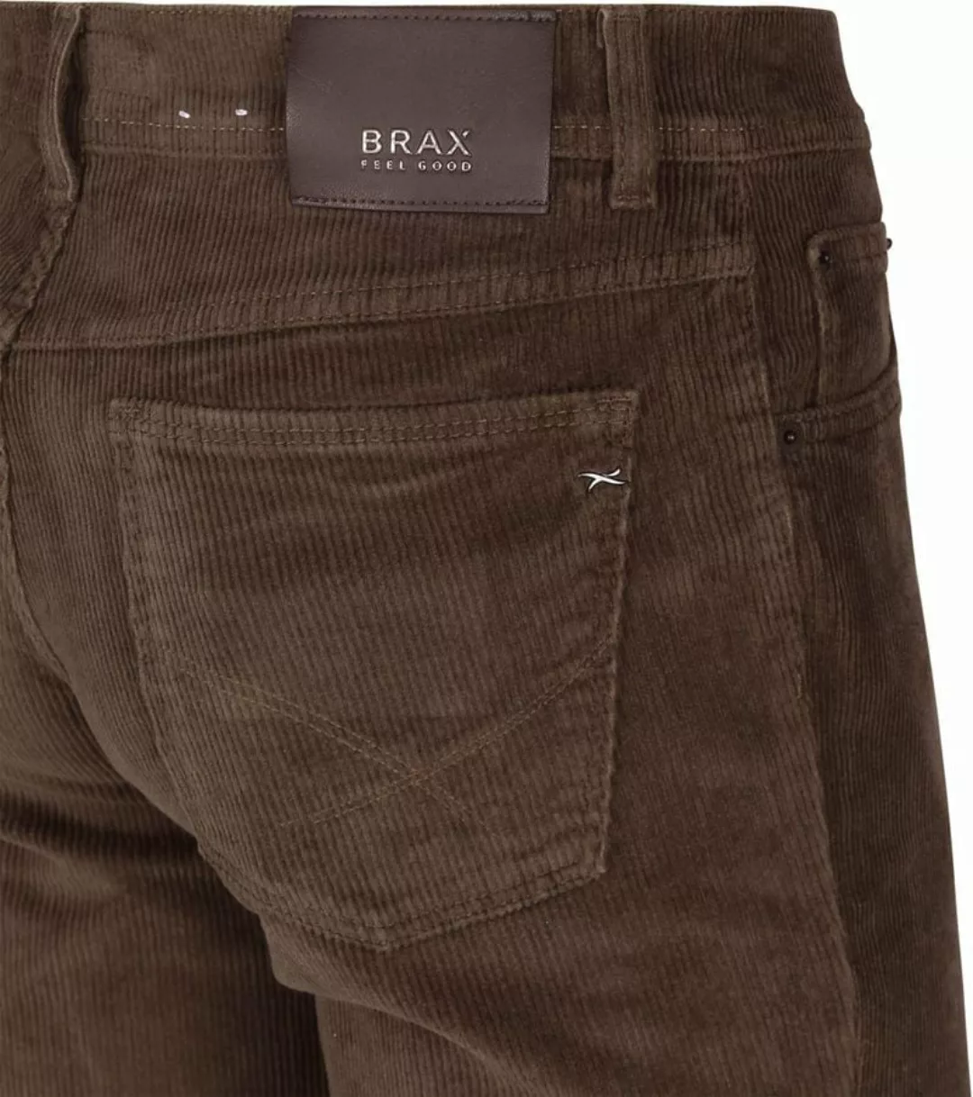 Brax Cooper Hose Braun Cord - Größe W 35 - L 30 günstig online kaufen