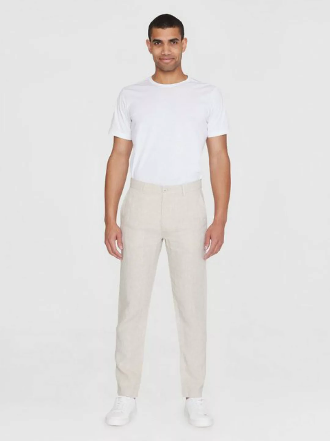 KnowledgeCotton Apparel Chinohose CHUCK Regular Chino Linen Pants günstig online kaufen