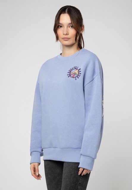 SUBLEVEL Sweatshirt Sweater mit Backprint günstig online kaufen