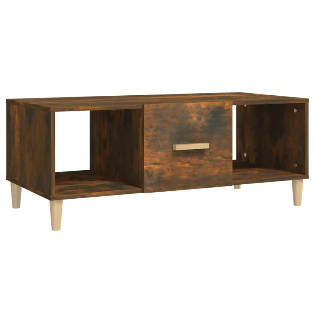 Vidaxl Couchtisch Räuchereiche 102x50x40 Cm Holzwerkstoff günstig online kaufen