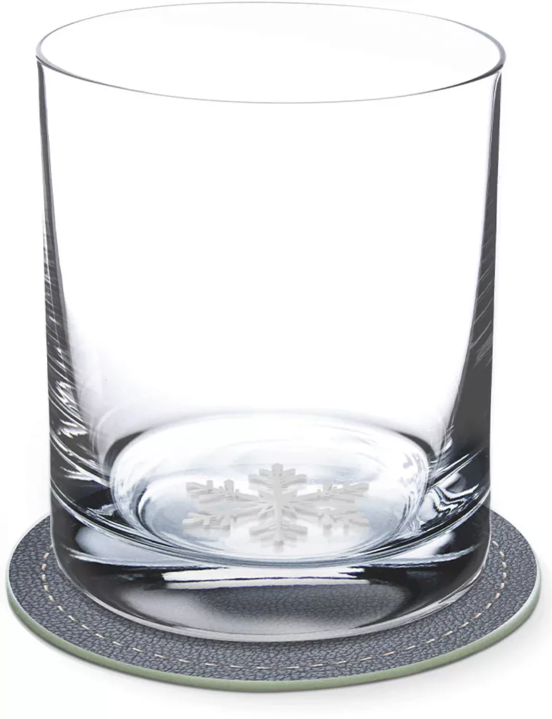 Contento Whiskyglas, (Set, 4 tlg., 2 Whiskygläser und 2 Untersetzer) günstig online kaufen