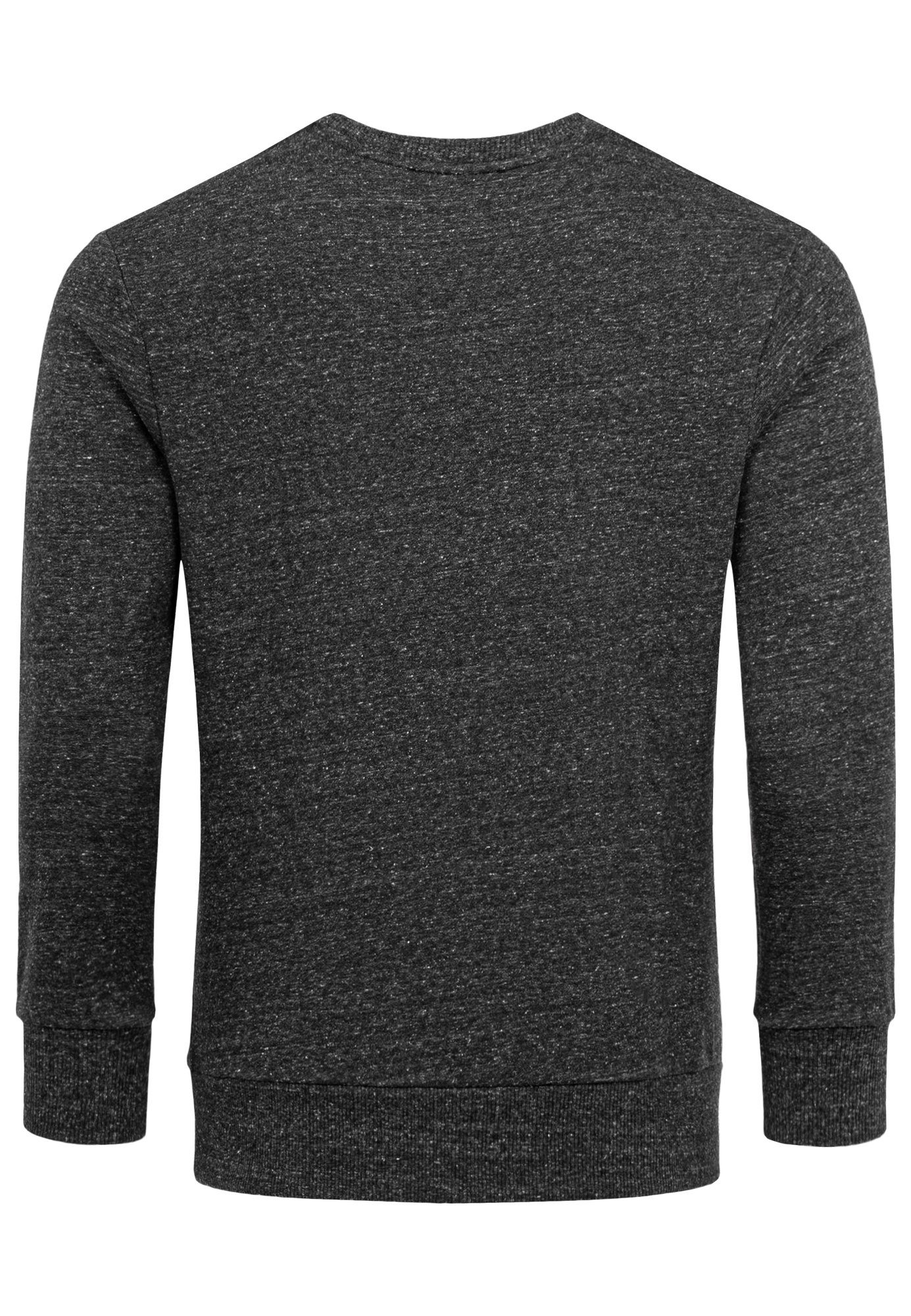 Amaci&Sons Sweatshirt DURHAM Sweatshirt mit Rundhalsausschnitt günstig online kaufen