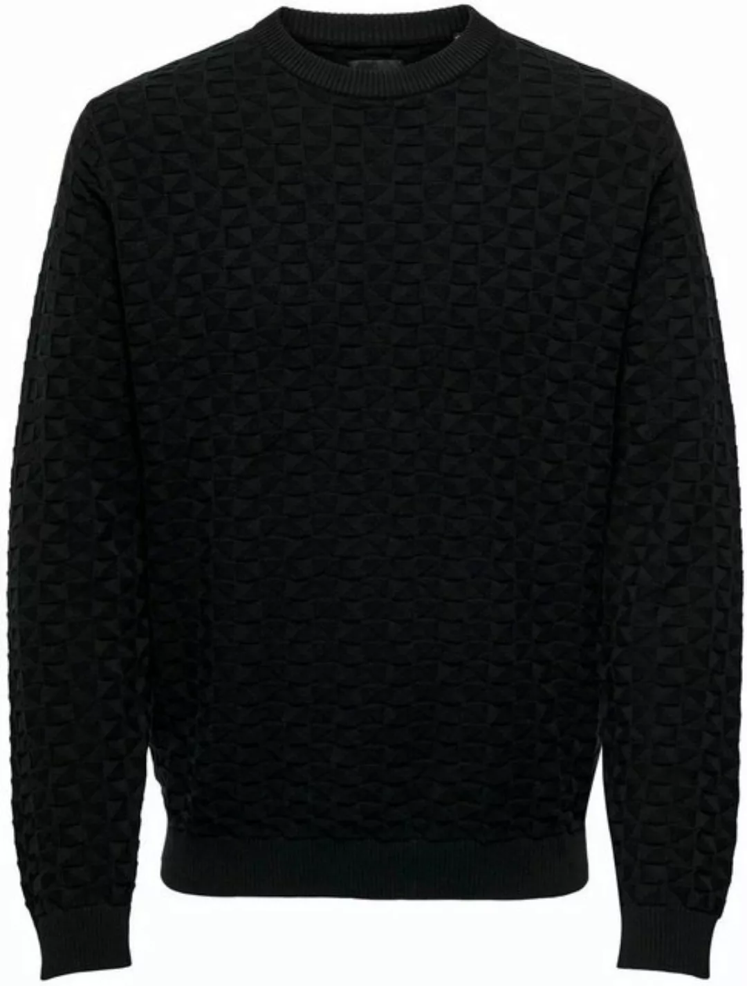 ONLY & SONS Rundhalspullover ONSKALLE REG 12 STRUC CREW KNIT NOOS günstig online kaufen