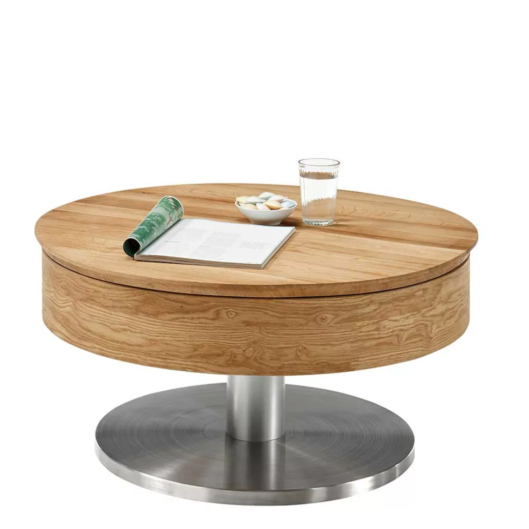 Wohnzimmer Tisch in Asteichefarben schwenkbarer Tischplatte günstig online kaufen