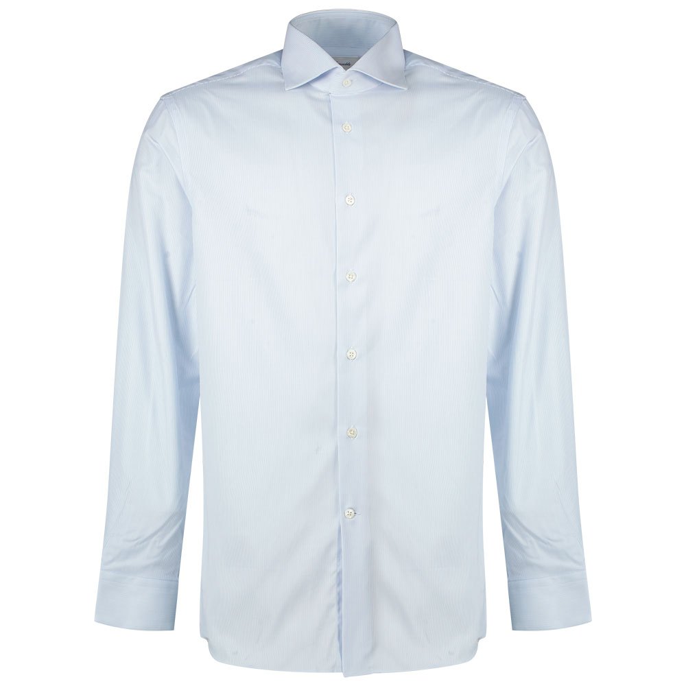 FaÇonnable Dress Club Garibaldi 5 Shirt 39 White / Sky günstig online kaufen