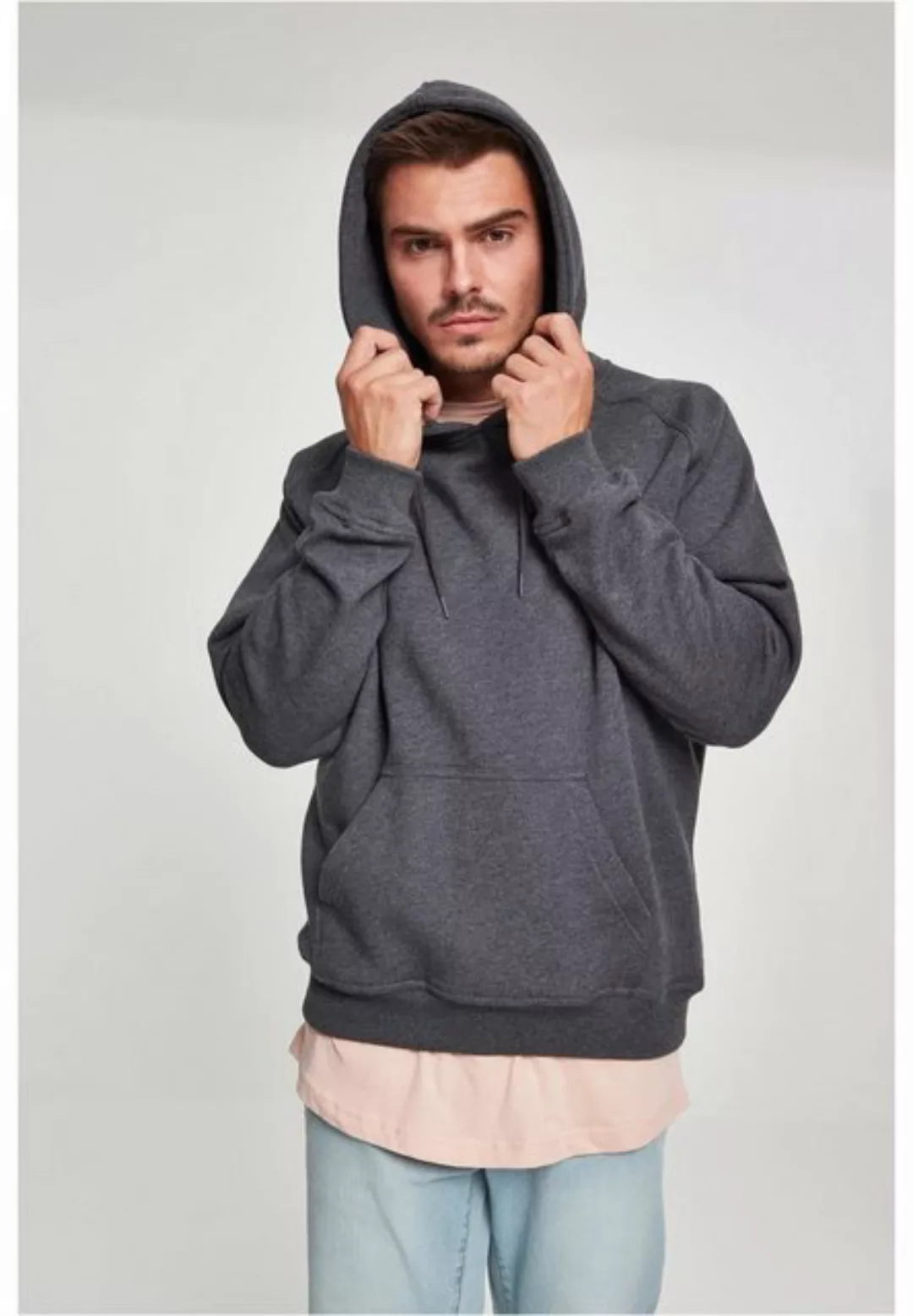 URBAN CLASSICS Kapuzenpullover TB014 - Blank Hoody charcoal S günstig online kaufen