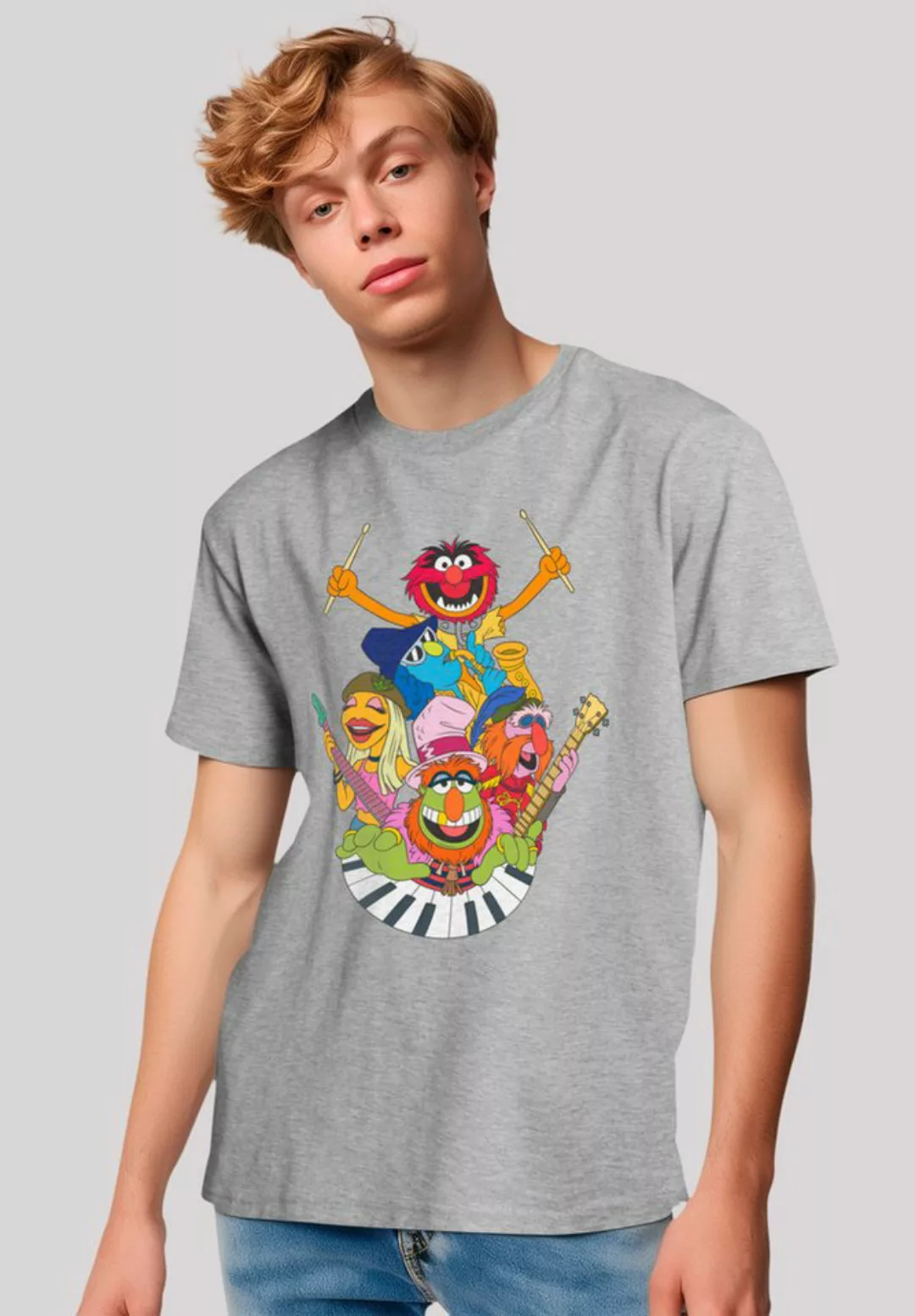 F4NT4STIC T-Shirt Disney Muppets Dr. Teeth and The Electric Mayhem Premium günstig online kaufen