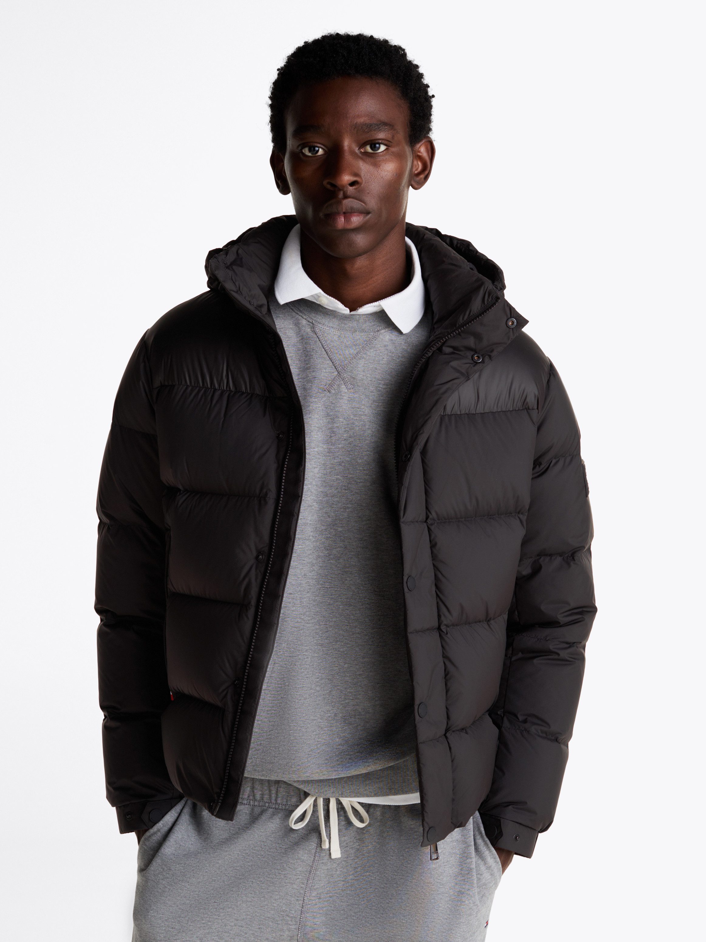 Tommy Hilfiger Steppjacke MIX DOWN HOODED günstig online kaufen