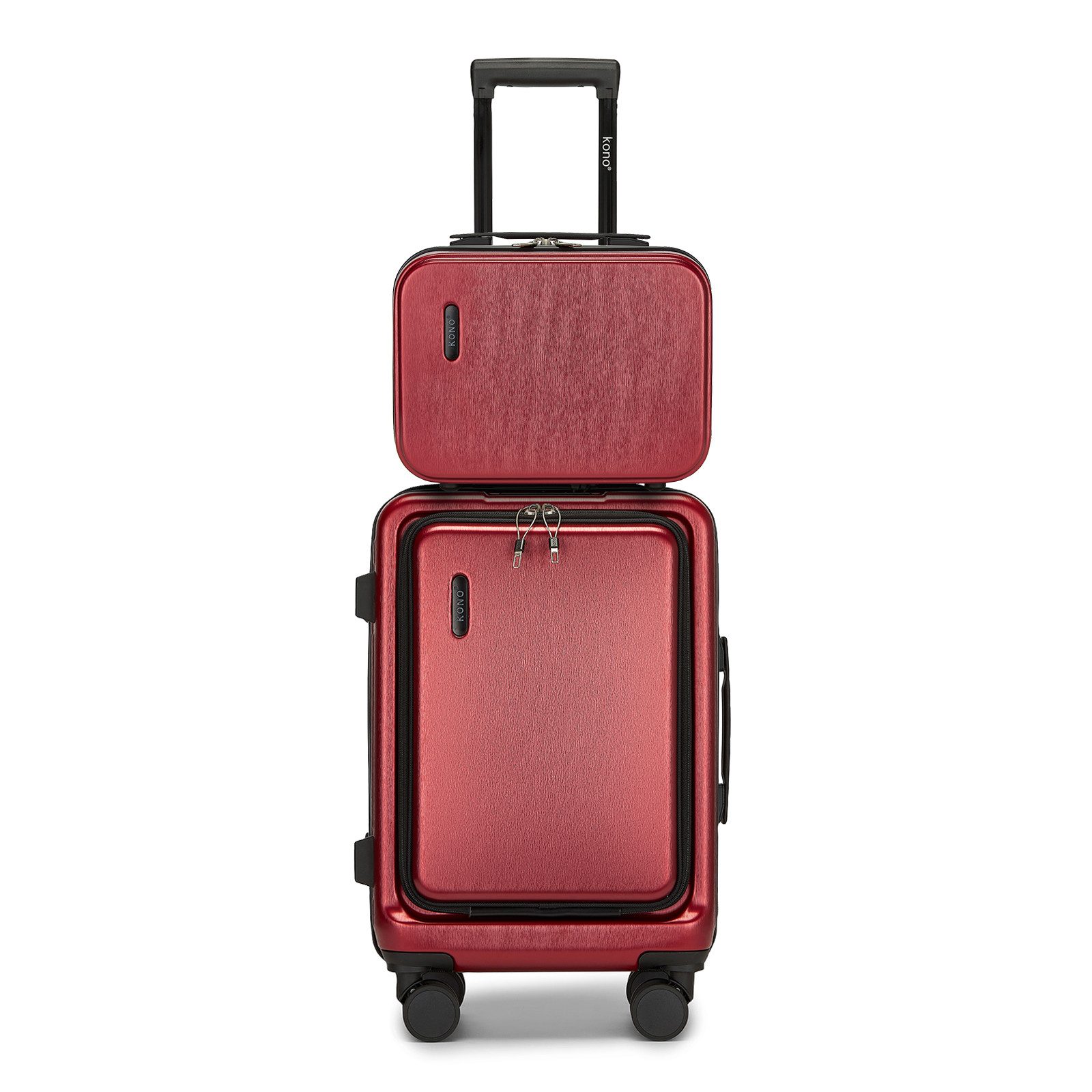 KONO Business-Koffer Kabinengepäck-Trolley aus Hartschalenmaterial (ABS+PC) günstig online kaufen