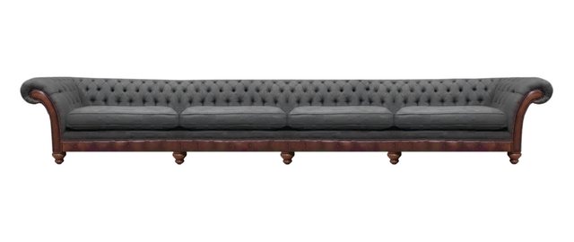 JVmoebel Chesterfield-Sofa Polstermöbel Sofa Couch Viersitzer Wohnzimmer Po günstig online kaufen