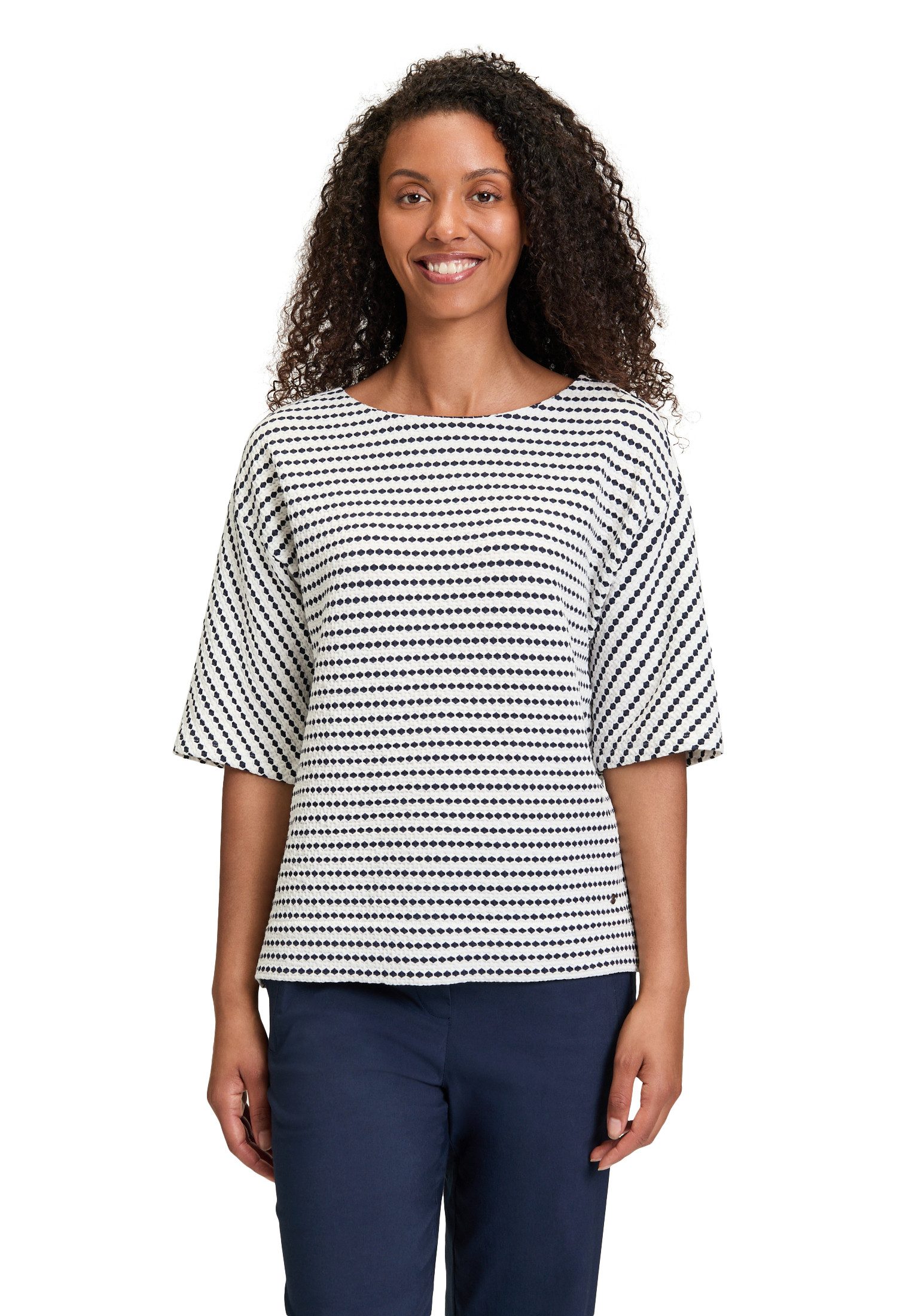 Betty&Co Kurzarmshirt "Betty & Co Damen Sweatpullover mit Rundhalsausschnit günstig online kaufen