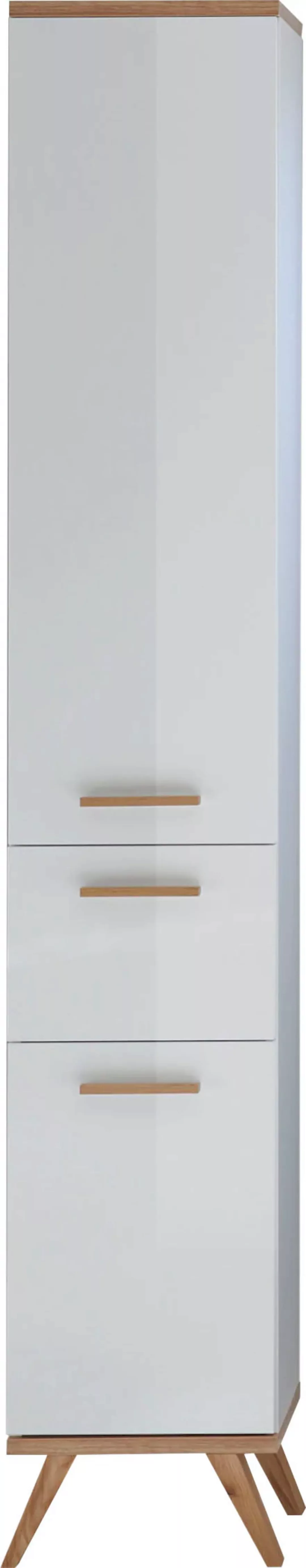Saphir Hochschrank "Quickset Badschrank 35,5 cm breit, 2 Türen, 1 Schublade günstig online kaufen