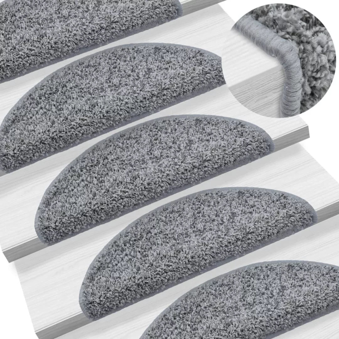 Vidaxl Stufenmatten 10 Stk. 65x25 Cm Grau günstig online kaufen