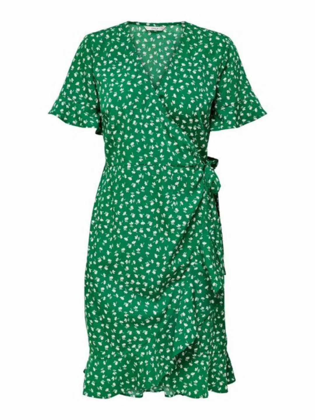 ONLY Sommerkleid Olivia (1-tlg) Wickel-Design, Volant, Drapiert/gerafft günstig online kaufen