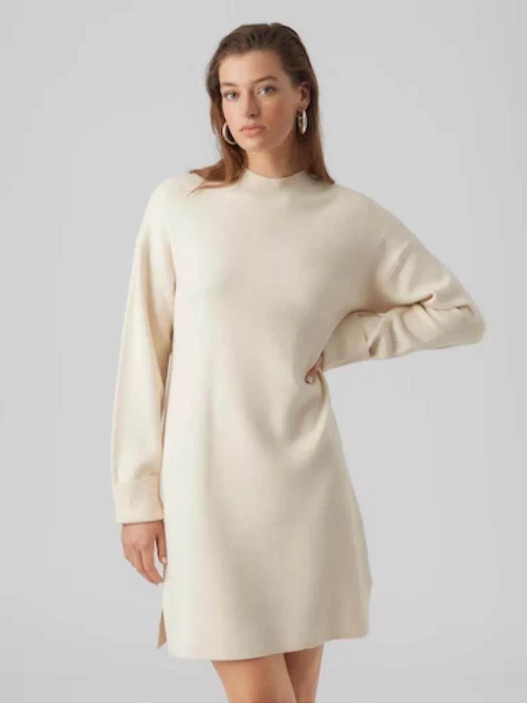 Vero Moda Strickkleid VMGOLDNEEDLE LS SHORT HIGHNECK DRESS günstig online kaufen