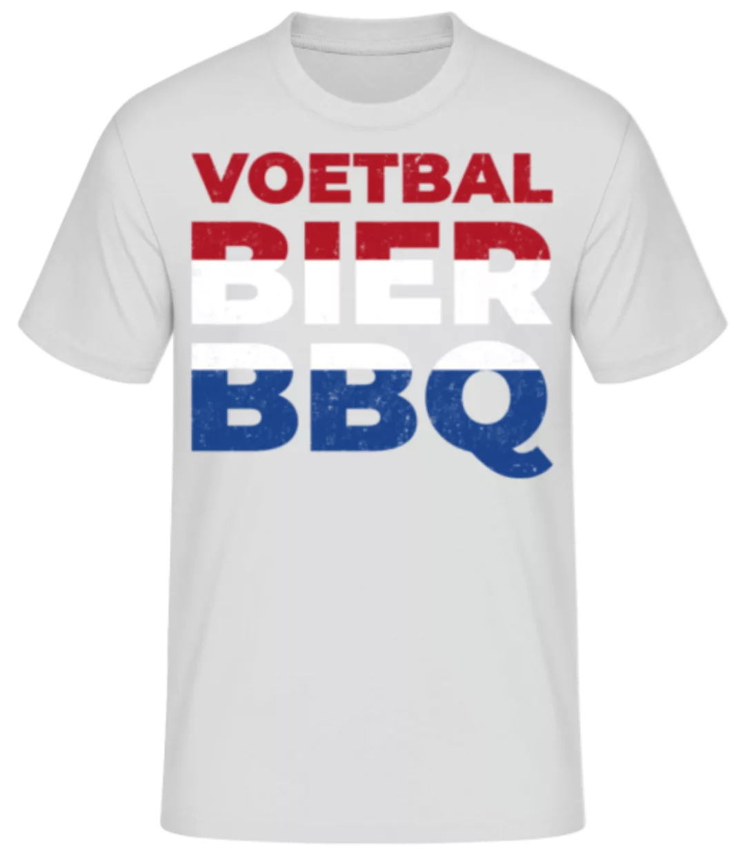 Voetbal Bier BBQ · Männer Basic T-Shirt günstig online kaufen