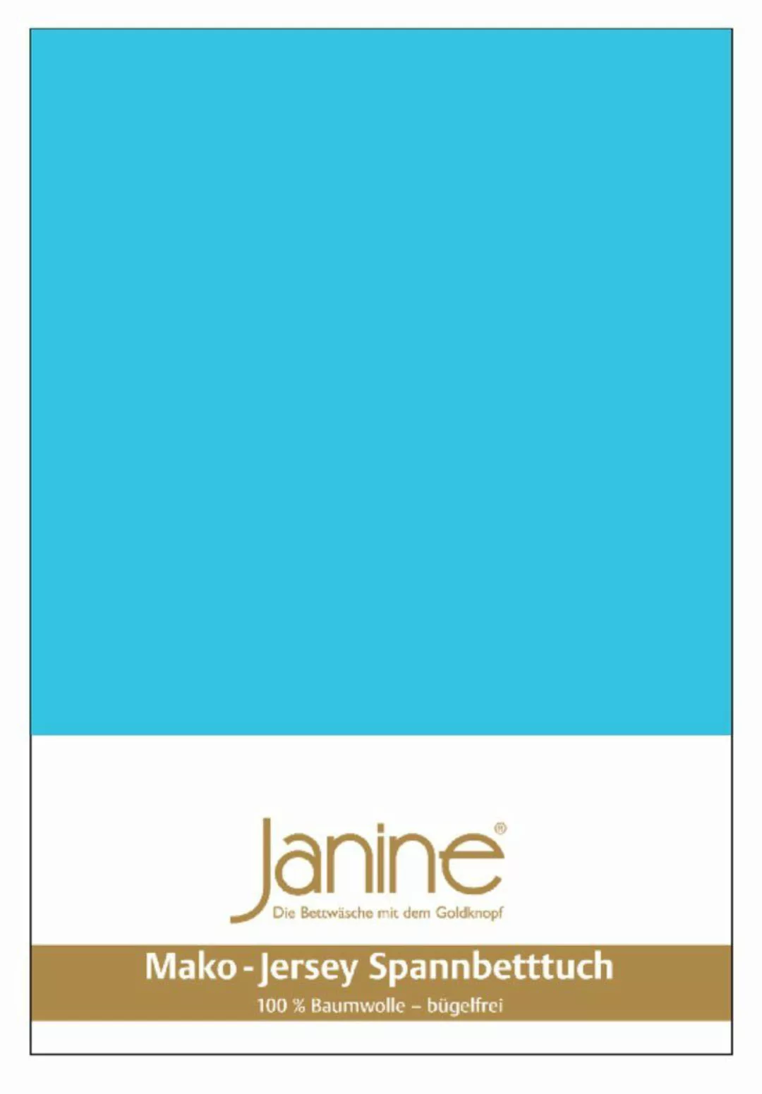 Janine Spannbettlaken Janine Mako Jersey Spannbetttuch günstig online kaufen