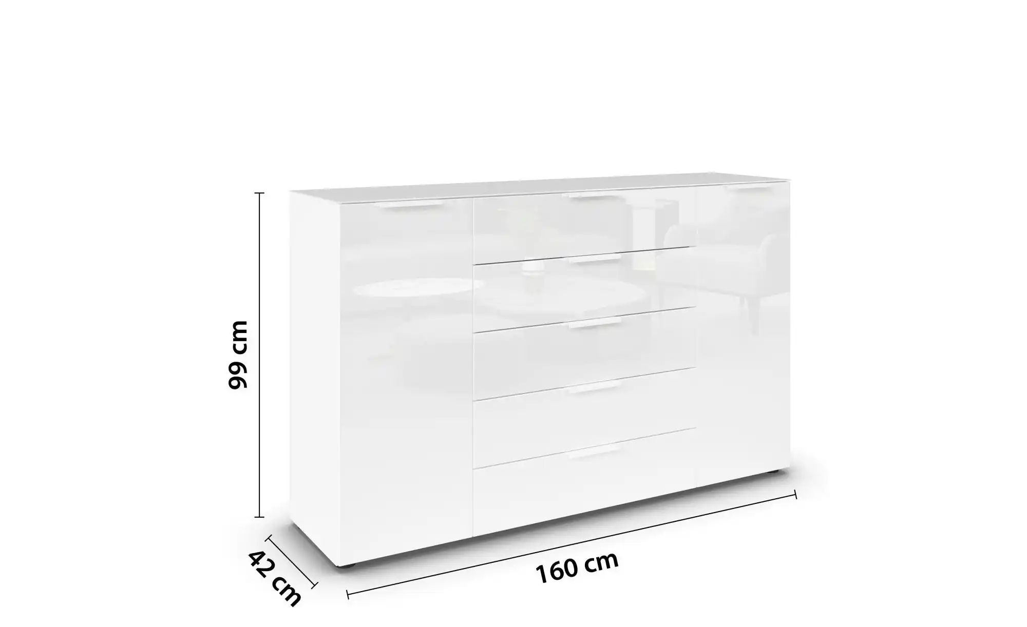 rauch Schubkastenkommode "Flipp Kommode Sideboard Wäscheschrank", 2-türig, günstig online kaufen