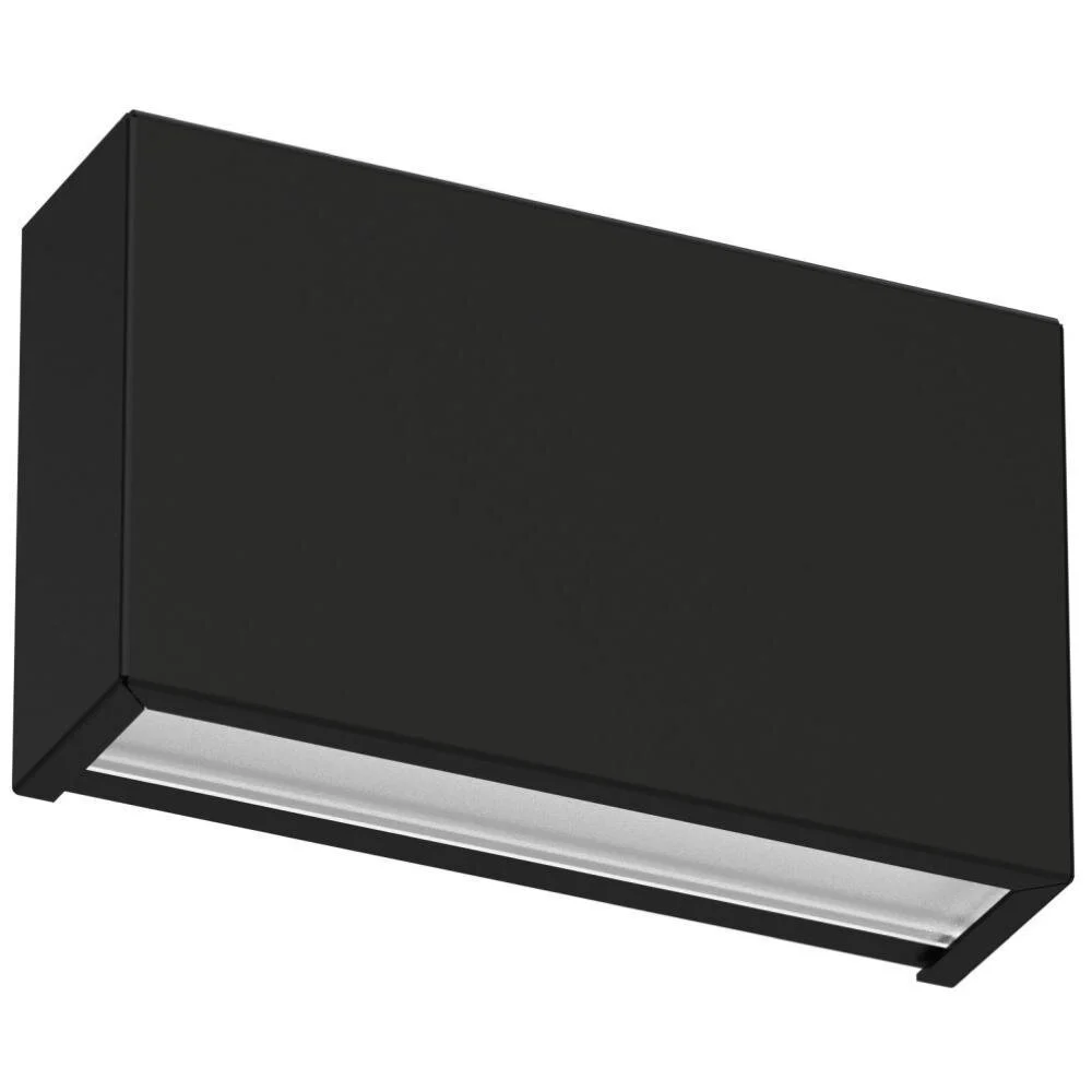 LED Wandleuchte Box W2 in Schwarz 2x 5W 1043lm günstig online kaufen