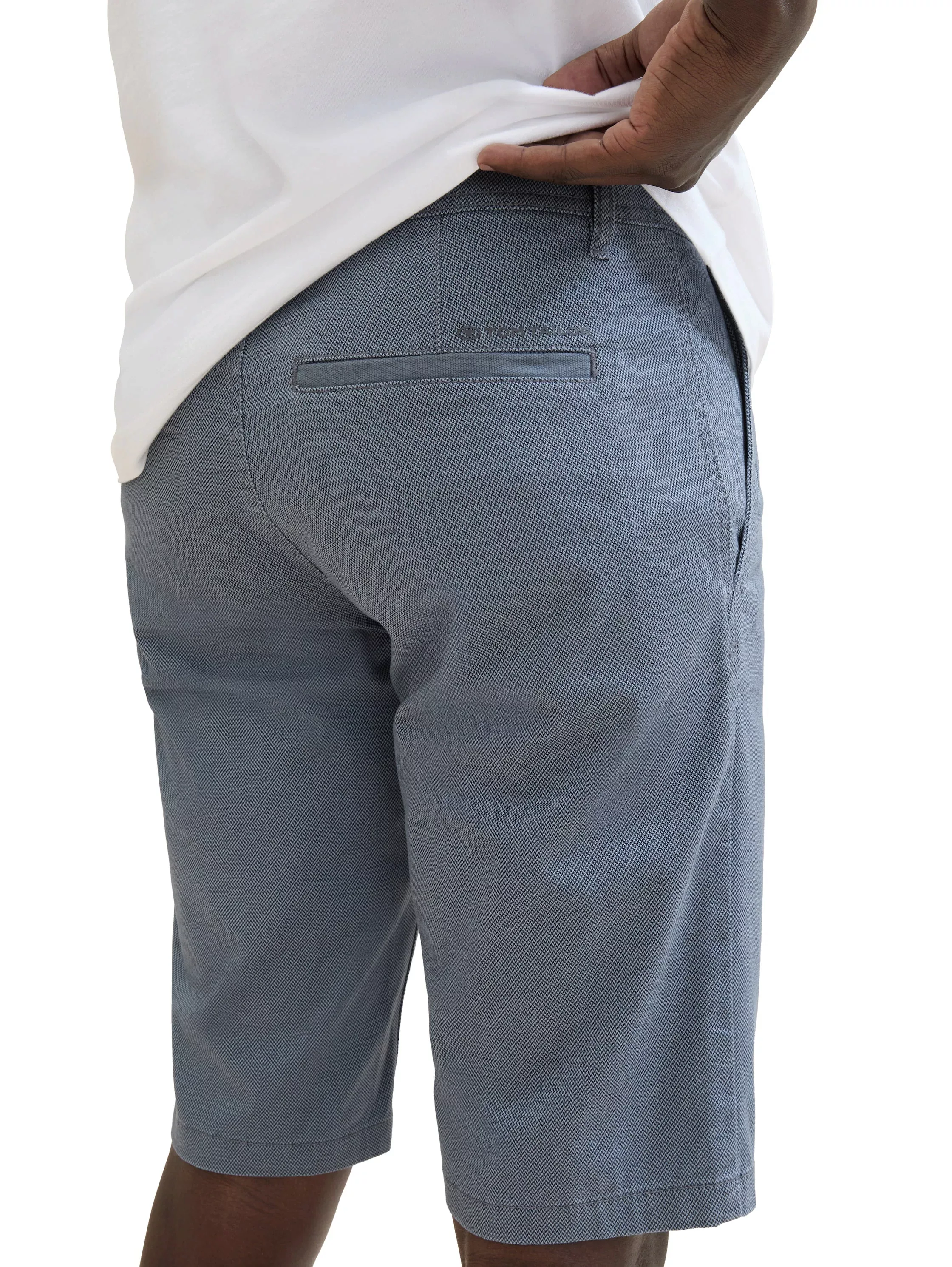 Tom Tailor Herren Short SLIM PRINTED CHINO - Slim Fit günstig online kaufen