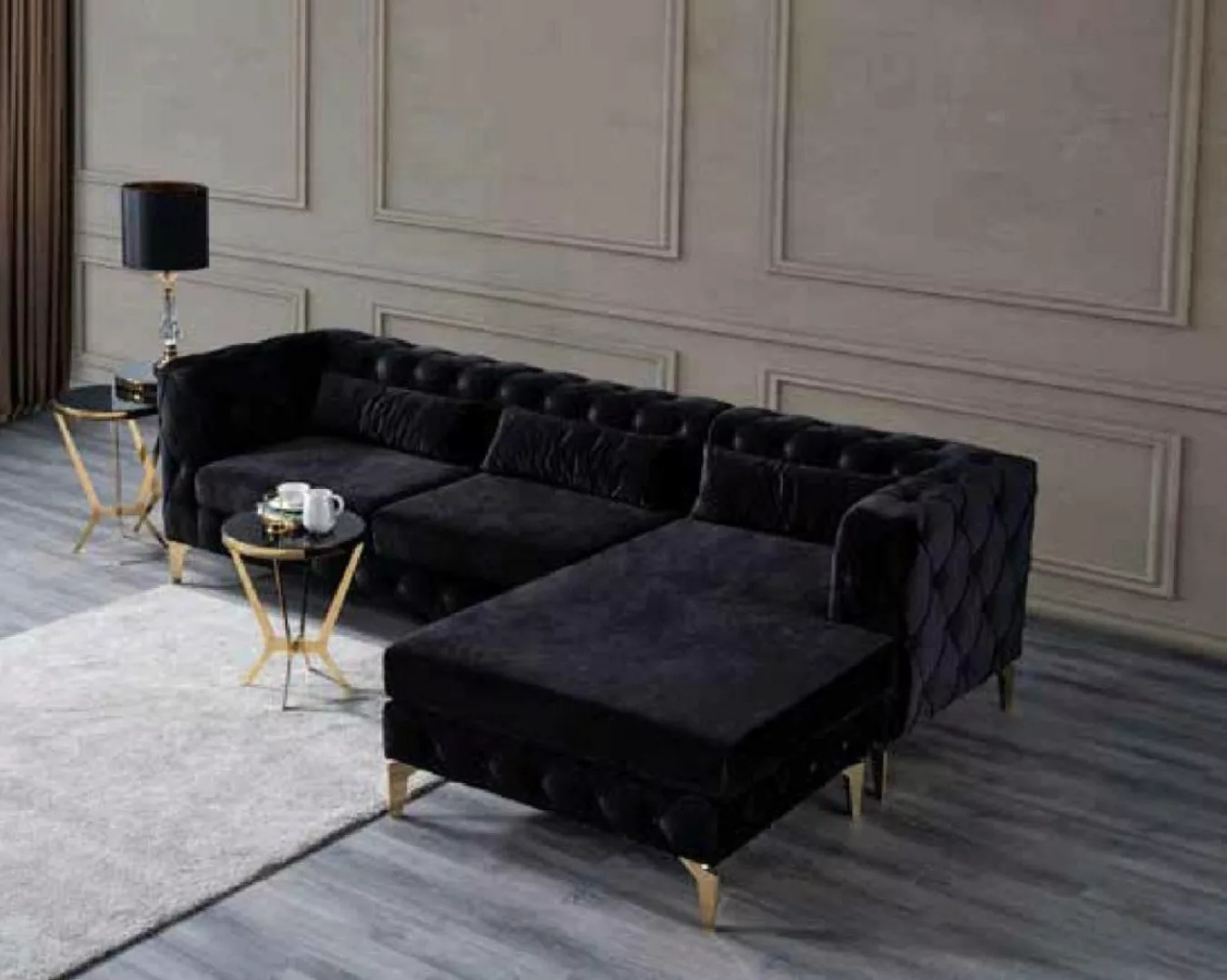 JVmoebel Ecksofa Luxuriöses Wohnzimmersofa Sofa L-Form Bequemes Sofa L-Form günstig online kaufen