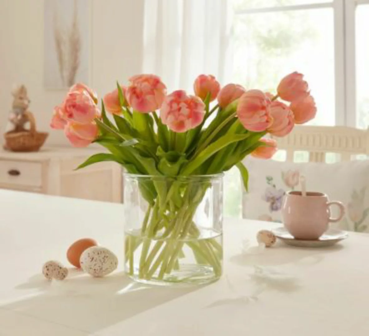 HOME Living Vase SPAR-SET 2x Clear Vasen transparent günstig online kaufen