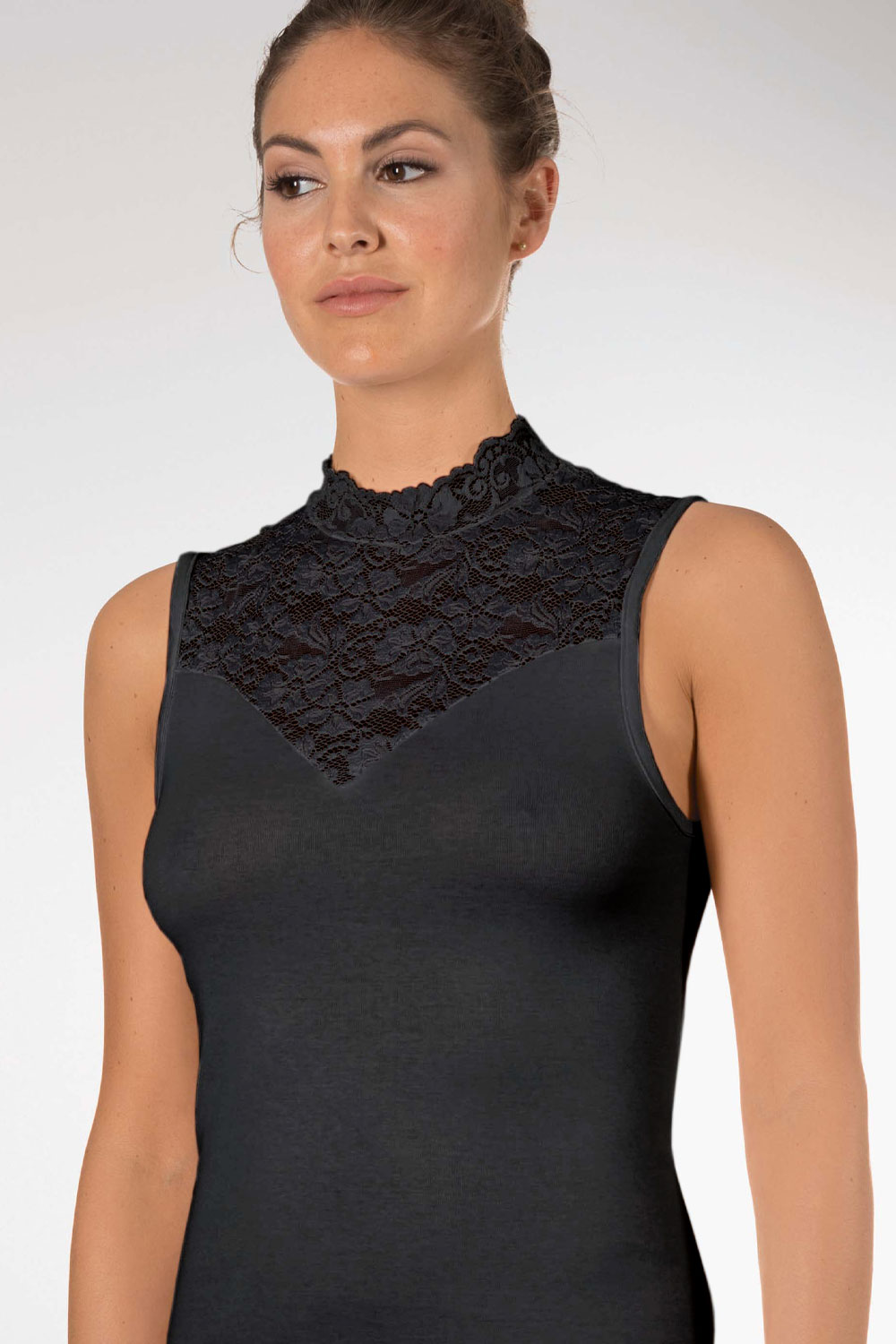 Nina von C Blazershirt Fine Cotton 42 schwarz günstig online kaufen