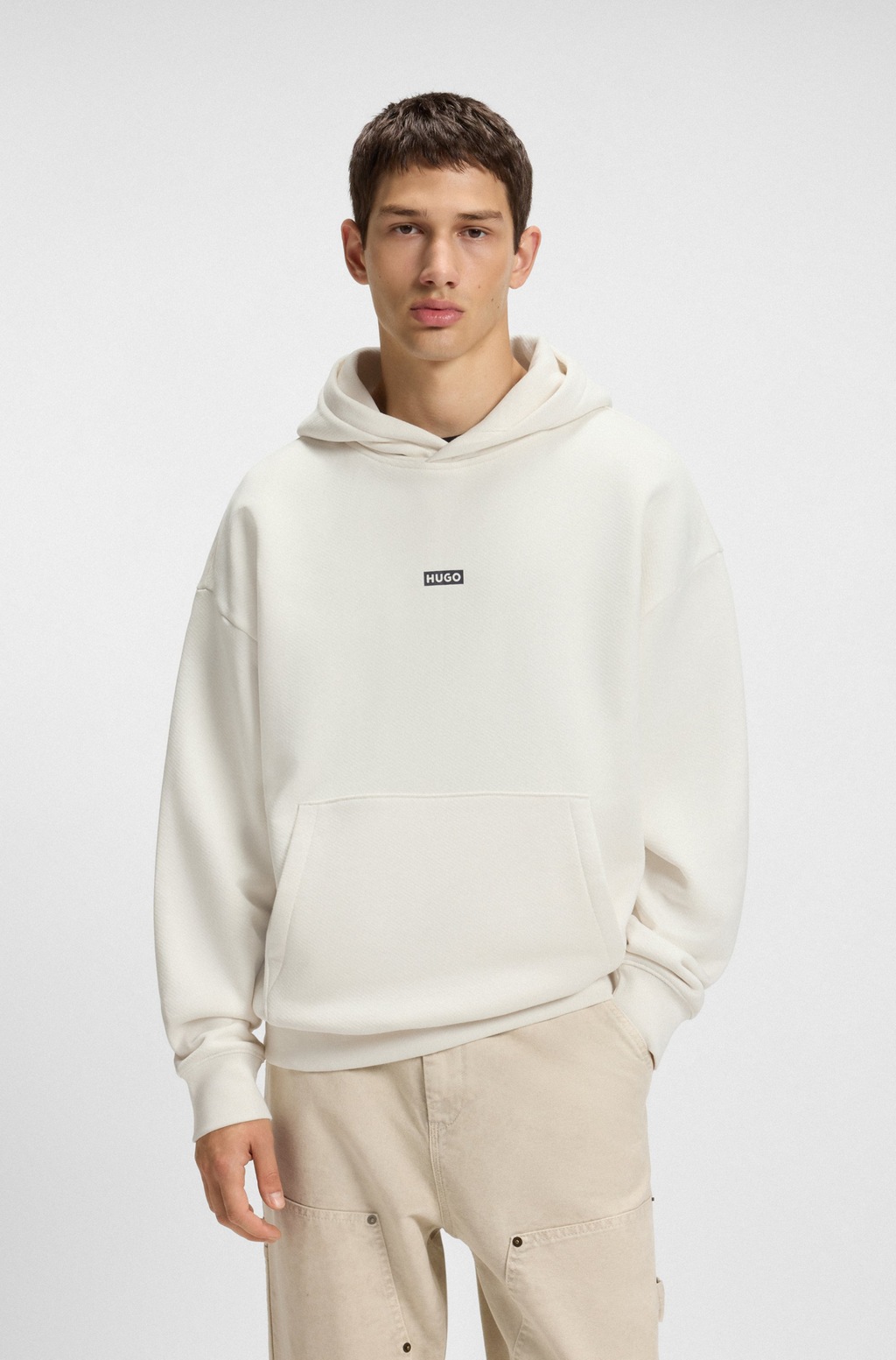 HUGO Blue Hoodie "Nazardo" günstig online kaufen