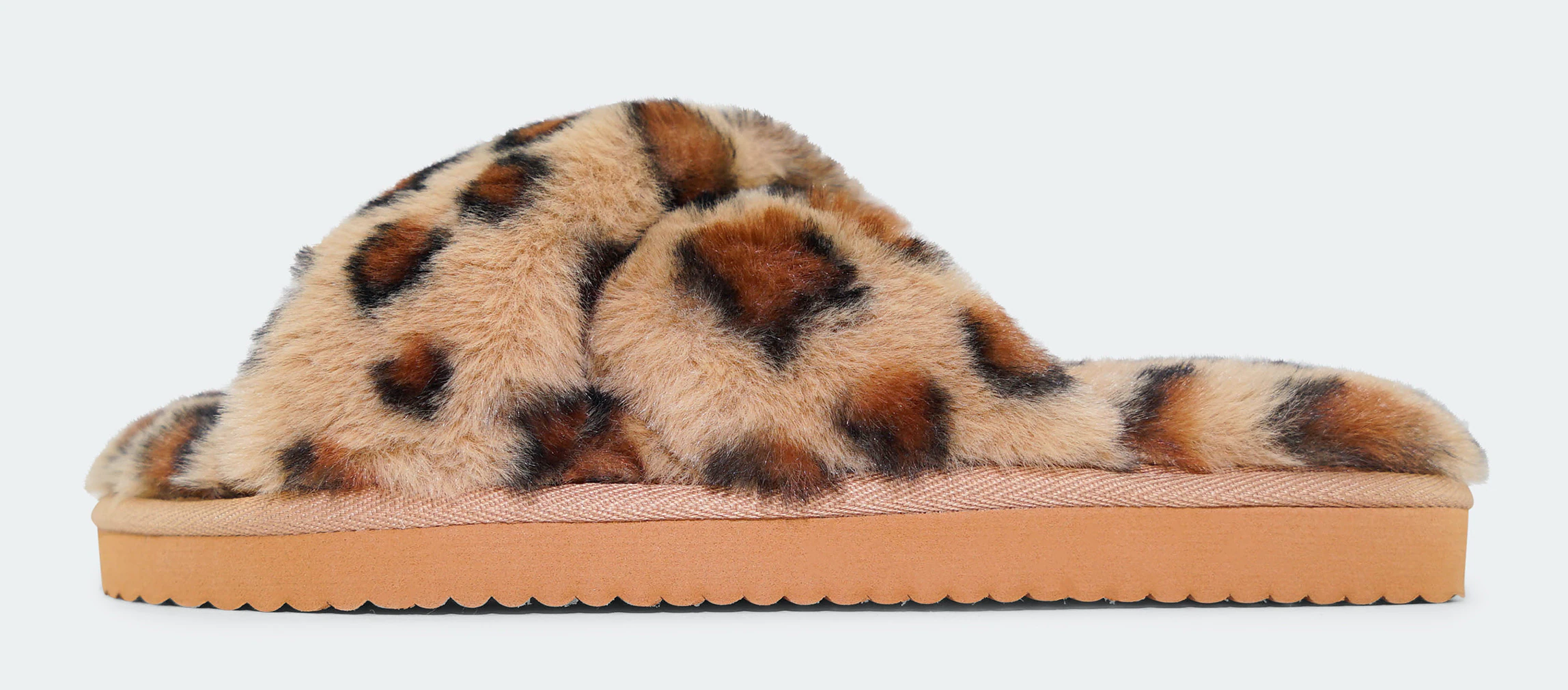 Flip Flop Pantoffel "cross*fur leo 2", im trendigen Leo-Look günstig online kaufen