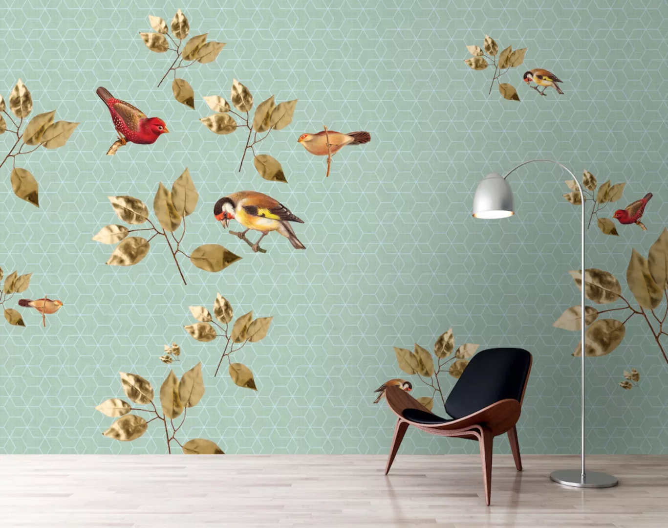 Fototapete "brillantBirds2" 4,00x2,70 m / Glattvlies Brillant günstig online kaufen