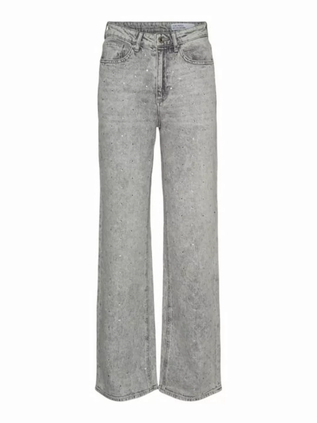 Vero Moda Weite Jeans TESSA (1-tlg) Ziersteine günstig online kaufen