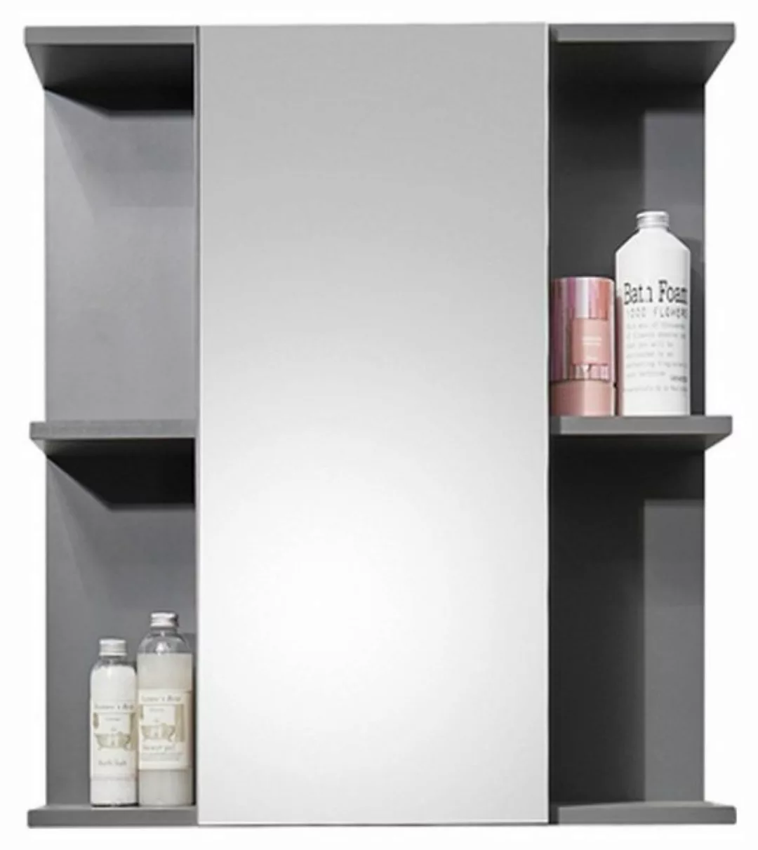 Badezimmerspiegelschrank Spiegelschrank, GLACK, Schwarz, B 60 cm, T 20 cm günstig online kaufen