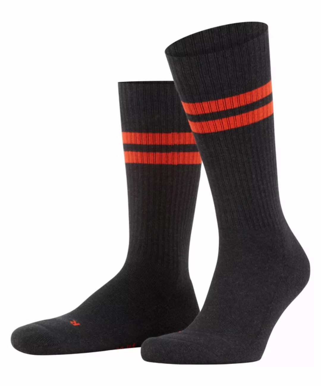 FALKE Dynamic Socken, 44-45, Grau, Streifen, Baumwolle, 12601-308004 günstig online kaufen