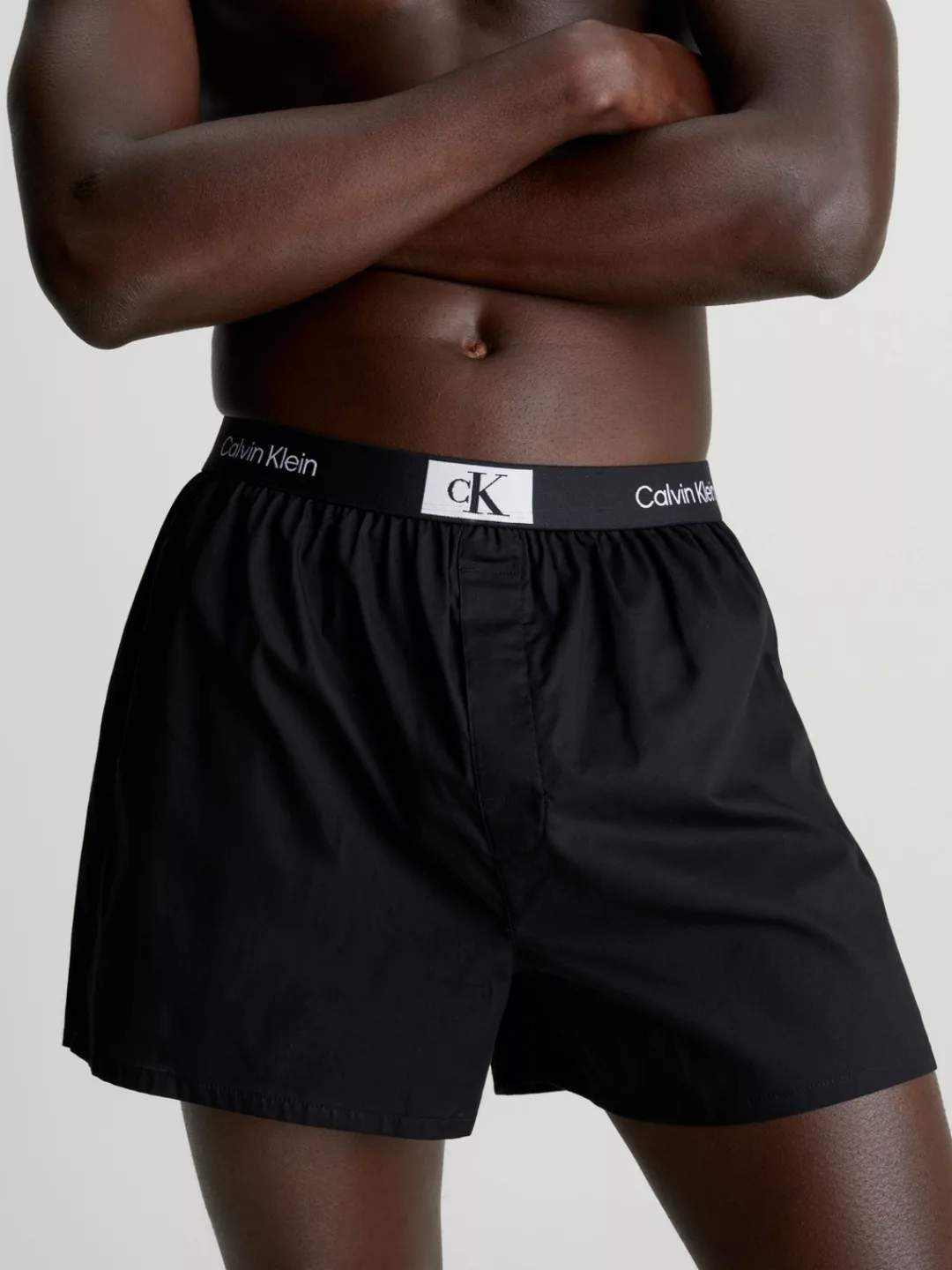 Calvin Klein Underwear Webboxer "BOXER SLIM 3PK", (Packung, 3 St., 3er-Pack günstig online kaufen