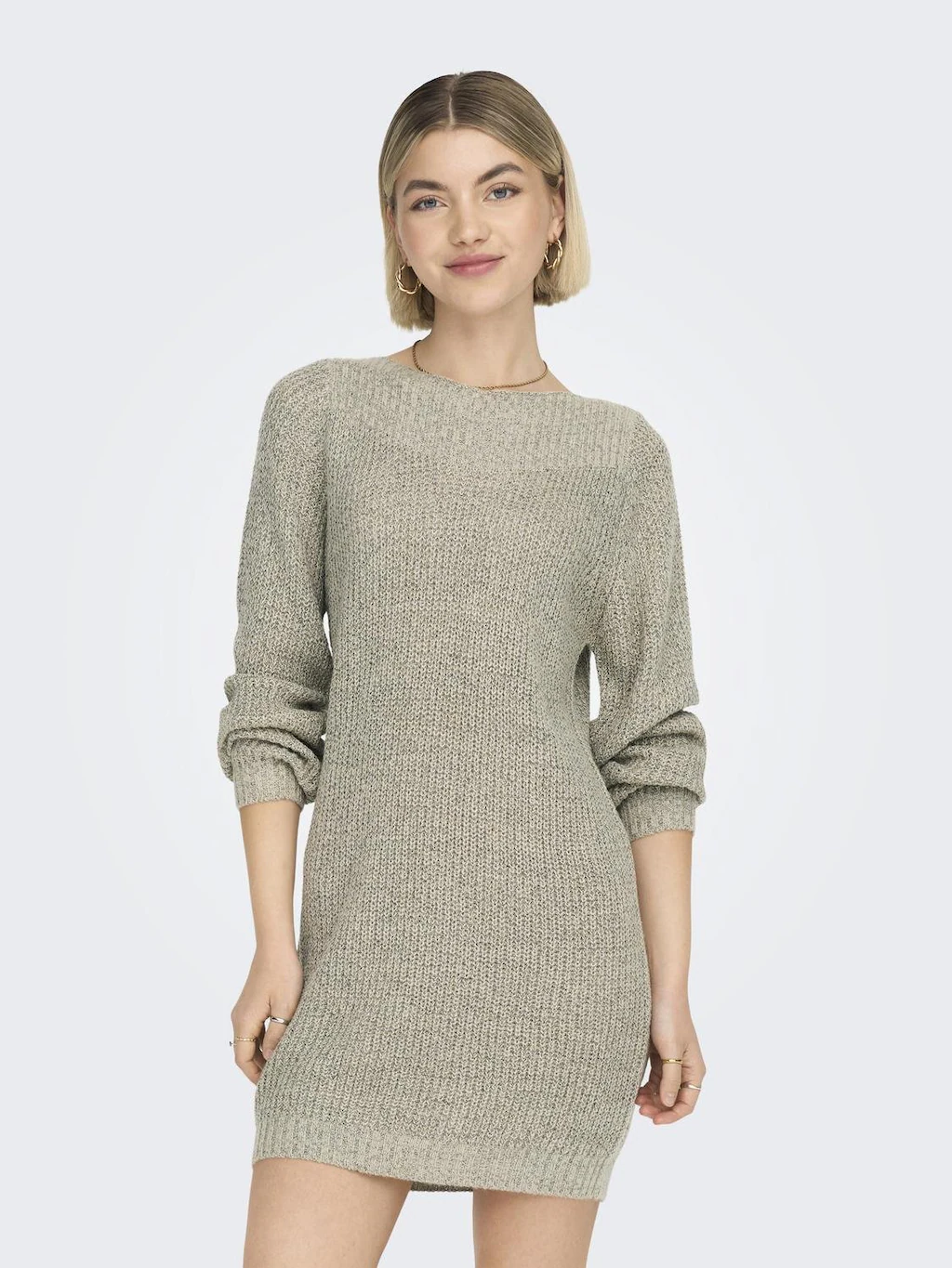 JDY Minikleid JDYWHITNEY MEGAN L/S BOAT DRESS KNT NOOS günstig online kaufen