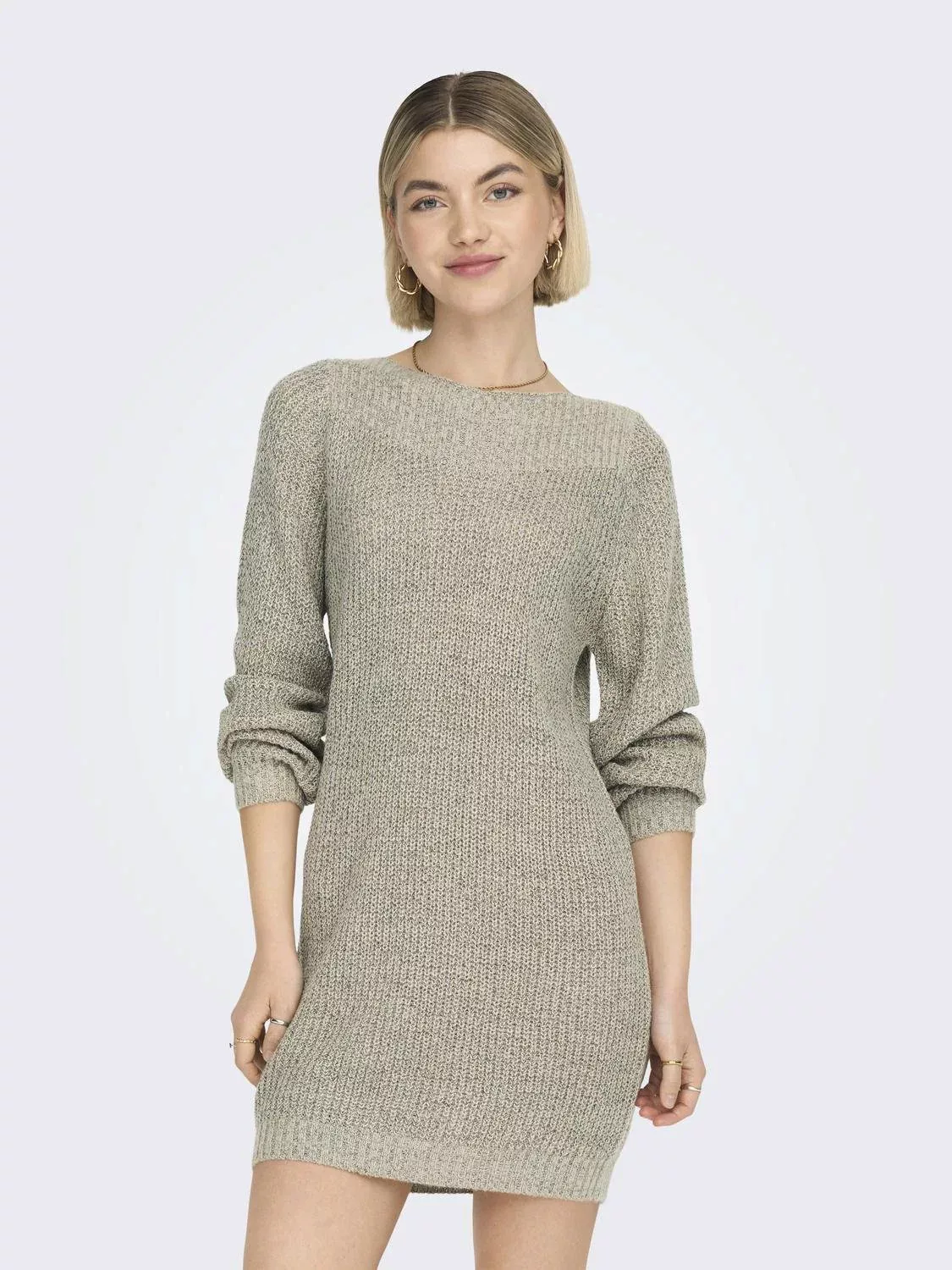 JDY Minikleid "JDYWHITNEY MEGAN L/S BOAT DRESS KNT NOOS" günstig online kaufen