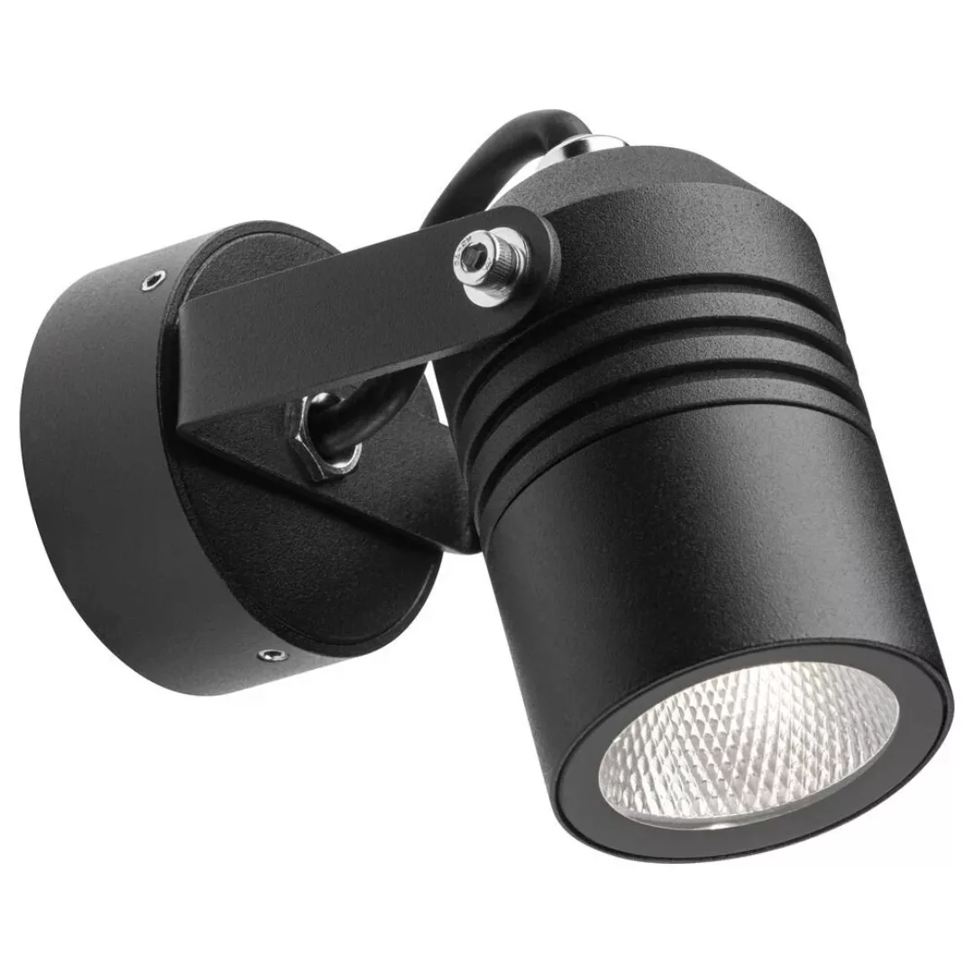 LED-Außenwandstrahler 5019, schwarz, IP54 günstig online kaufen