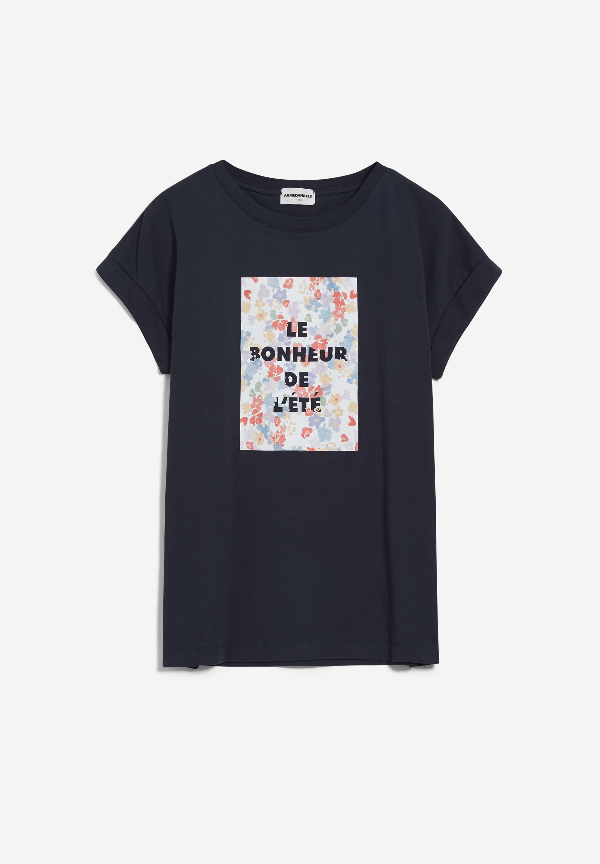 T-Shirt IDAA MINI FLORAL in night sky von ARMEDANGELS günstig online kaufen