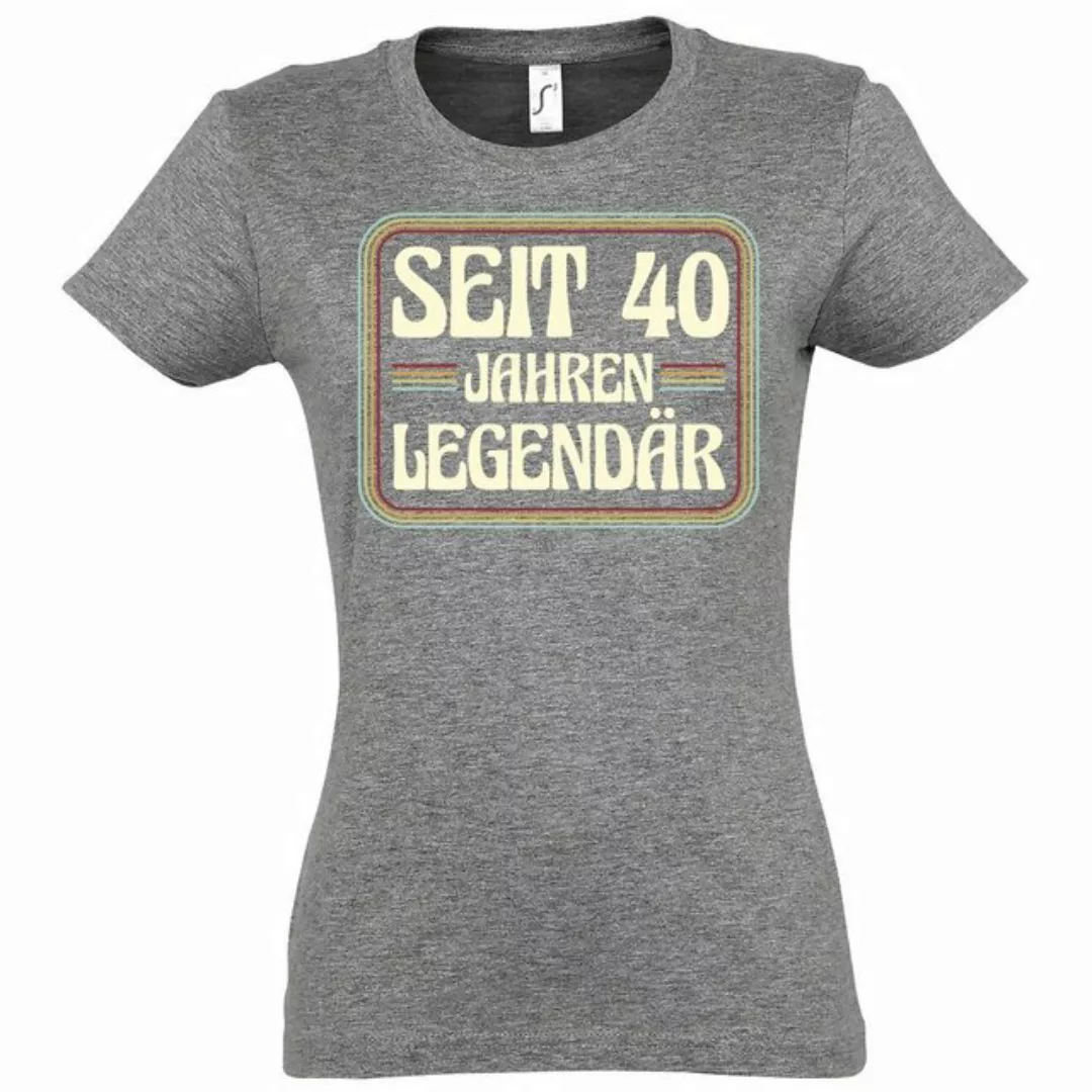 Youth Designz T-Shirt Seit 40 Jahren Legendär Damen Shirt Mit modischem Pri günstig online kaufen
