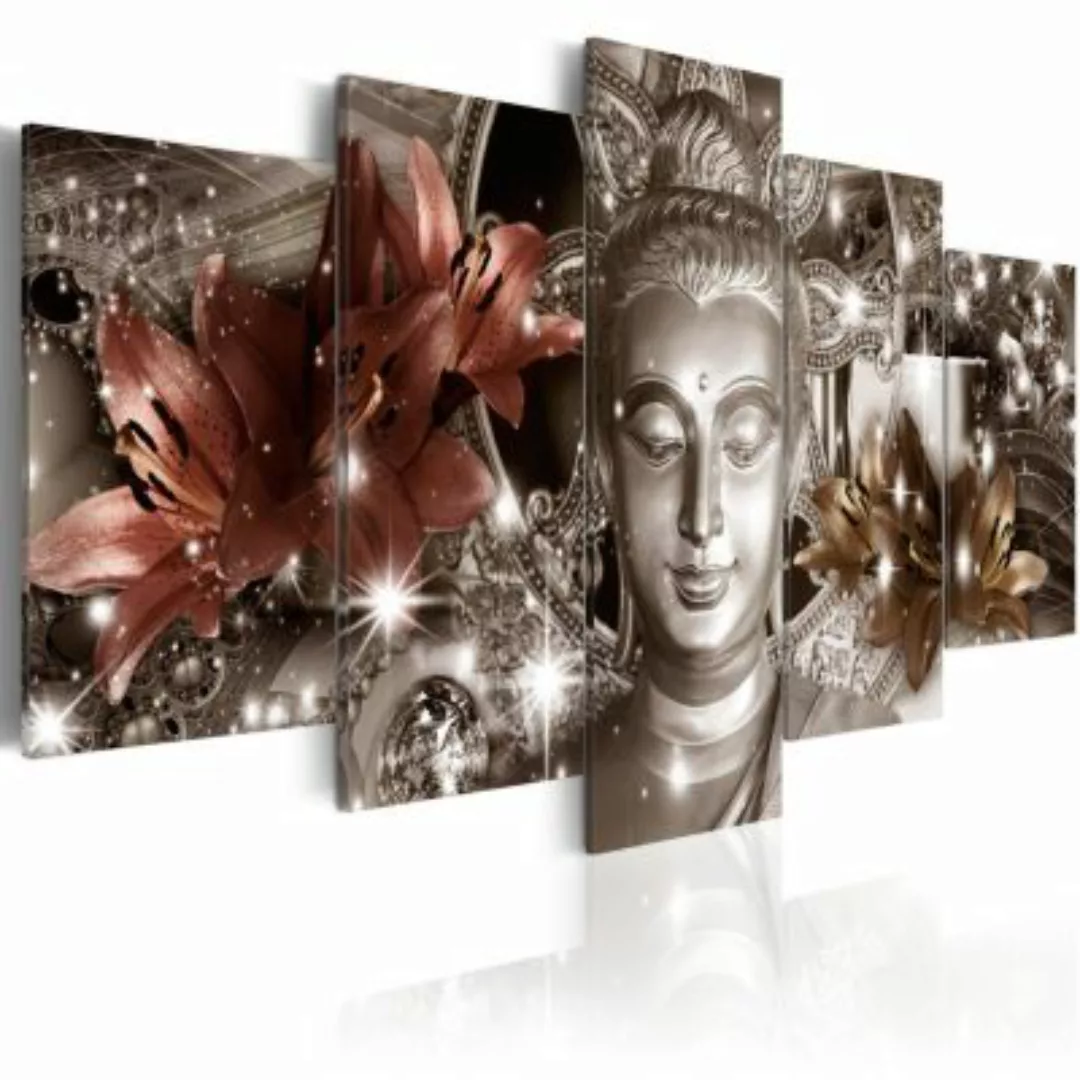 artgeist Wandbild Juwel der Meditation braun/silber Gr. 200 x 100 günstig online kaufen