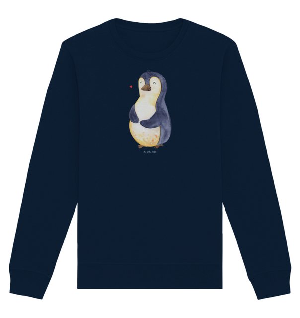 Mr. & Mrs. Panda Longpullover Größe S Pinguin Diät - French Navy - Geschenk günstig online kaufen