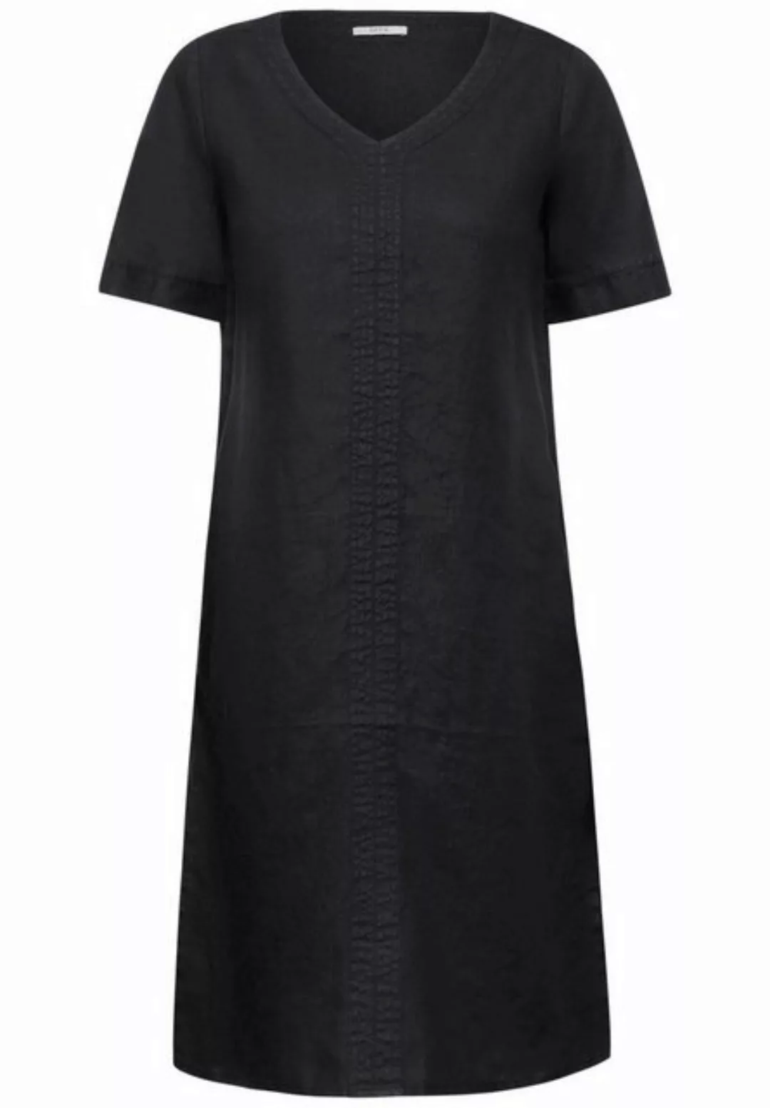 Cecil Sommerkleid LINEN_Solid V-Neck Dress günstig online kaufen