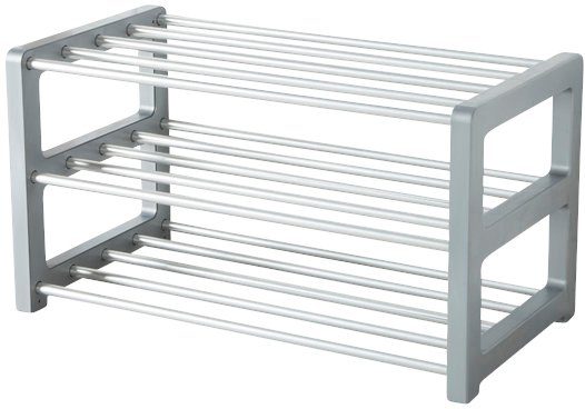 Ruco Schuhregal, Aluminium, 3 Etagen für bis zu 9 Paar Schuhe günstig online kaufen